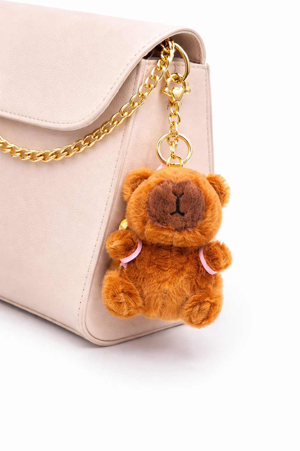 Bella N Bloom Cute Capybara Fruit Plush Keychain Charm