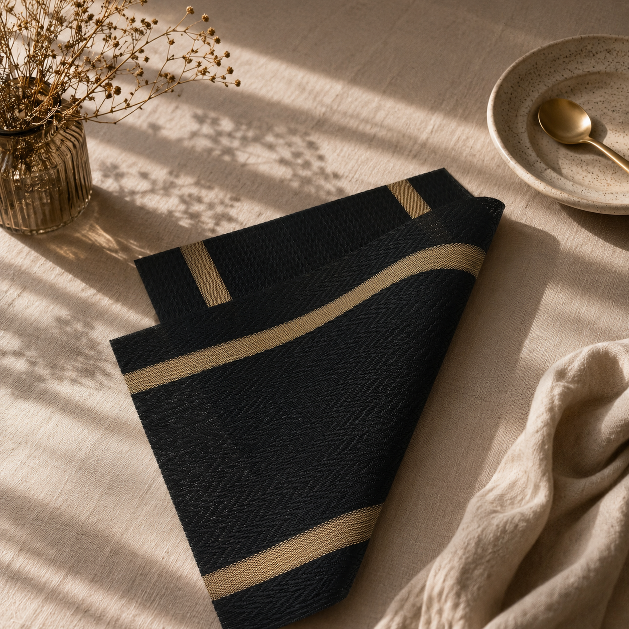 Bella N Bloom 6 Pcs PVC Table Mats Set – Heat Resistant, Washable, Non-Slip Dining Placemats (45 × 30 cm)