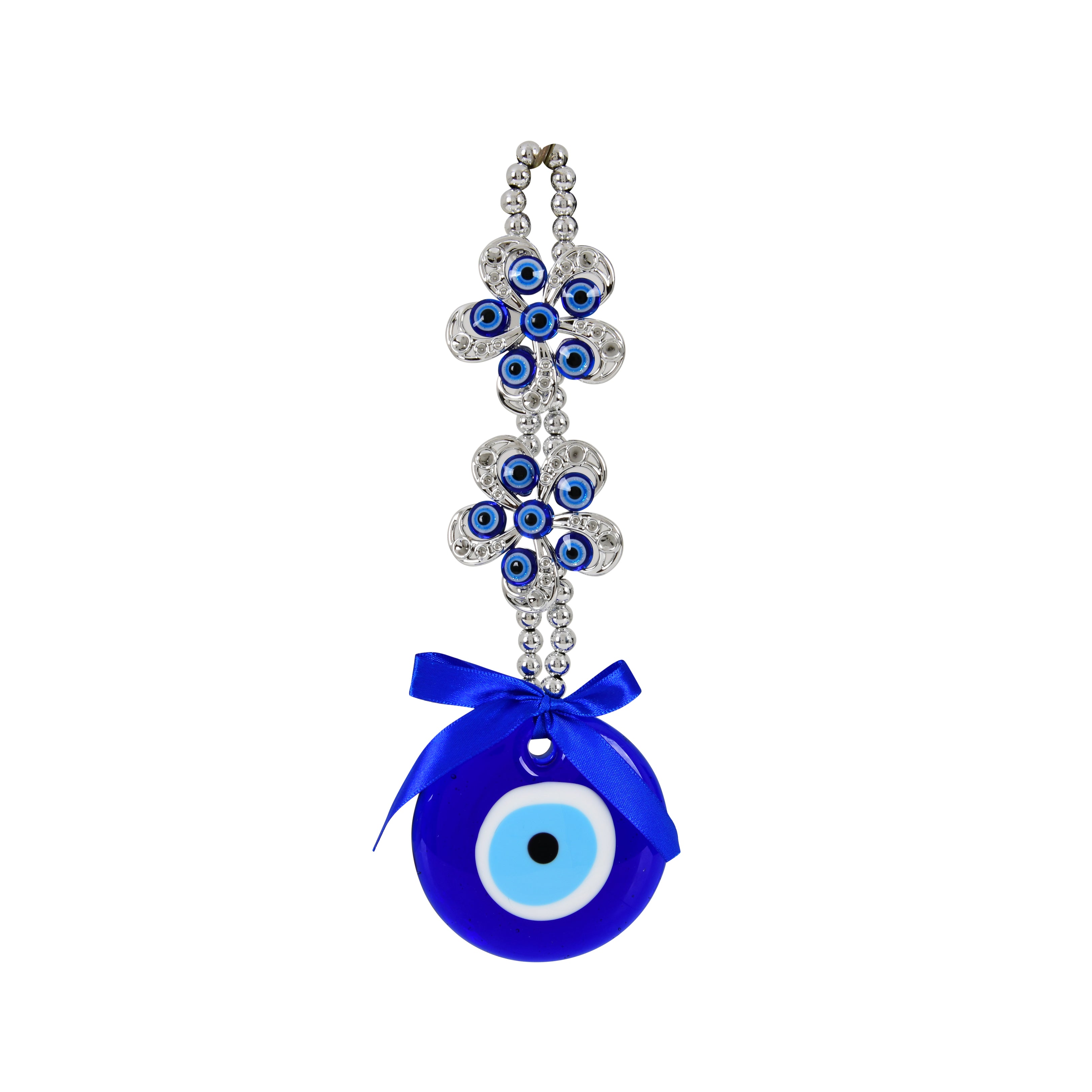 Evil Eye Hanging with Floral Design