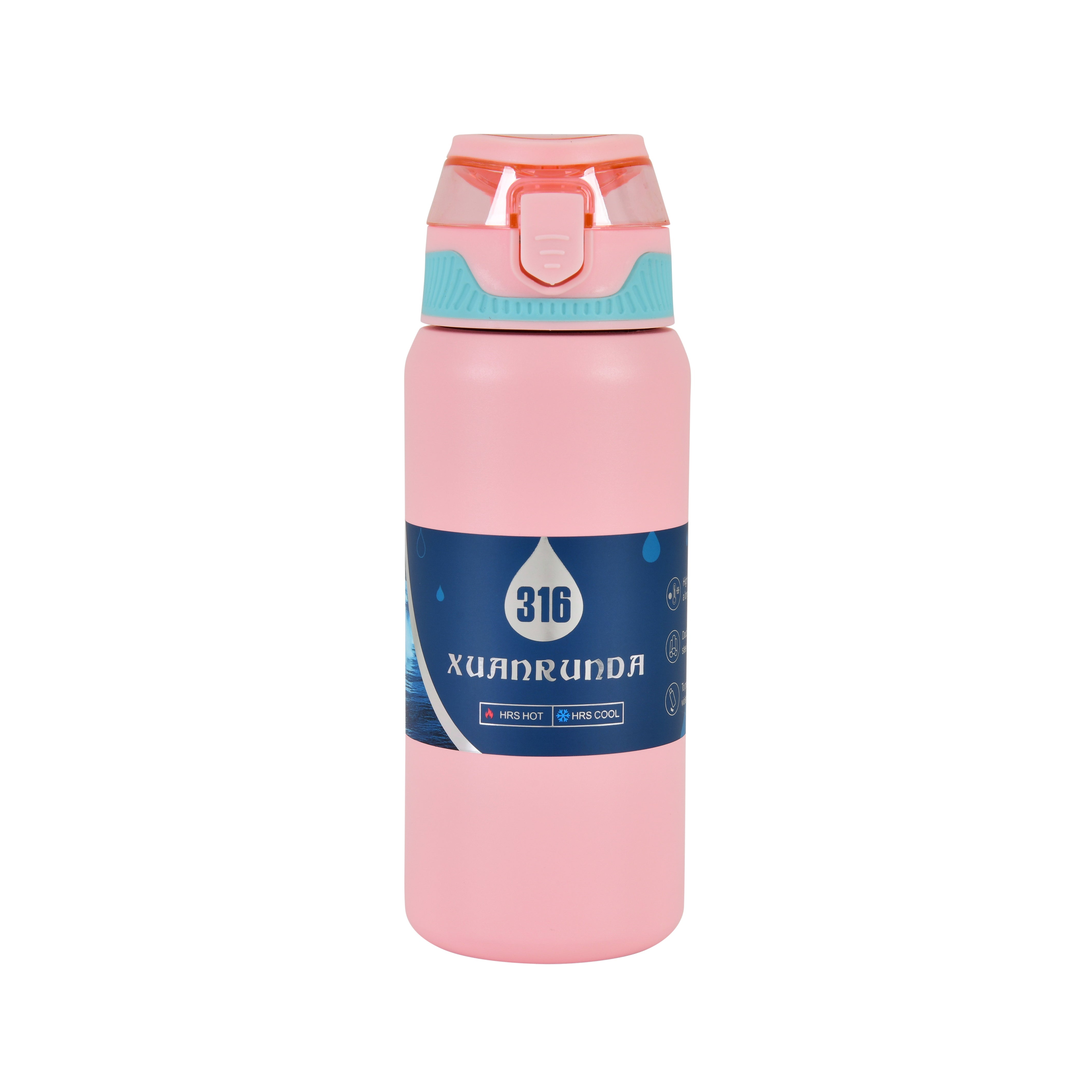 Insulated Sipper Bottle – 850ml (Pink)