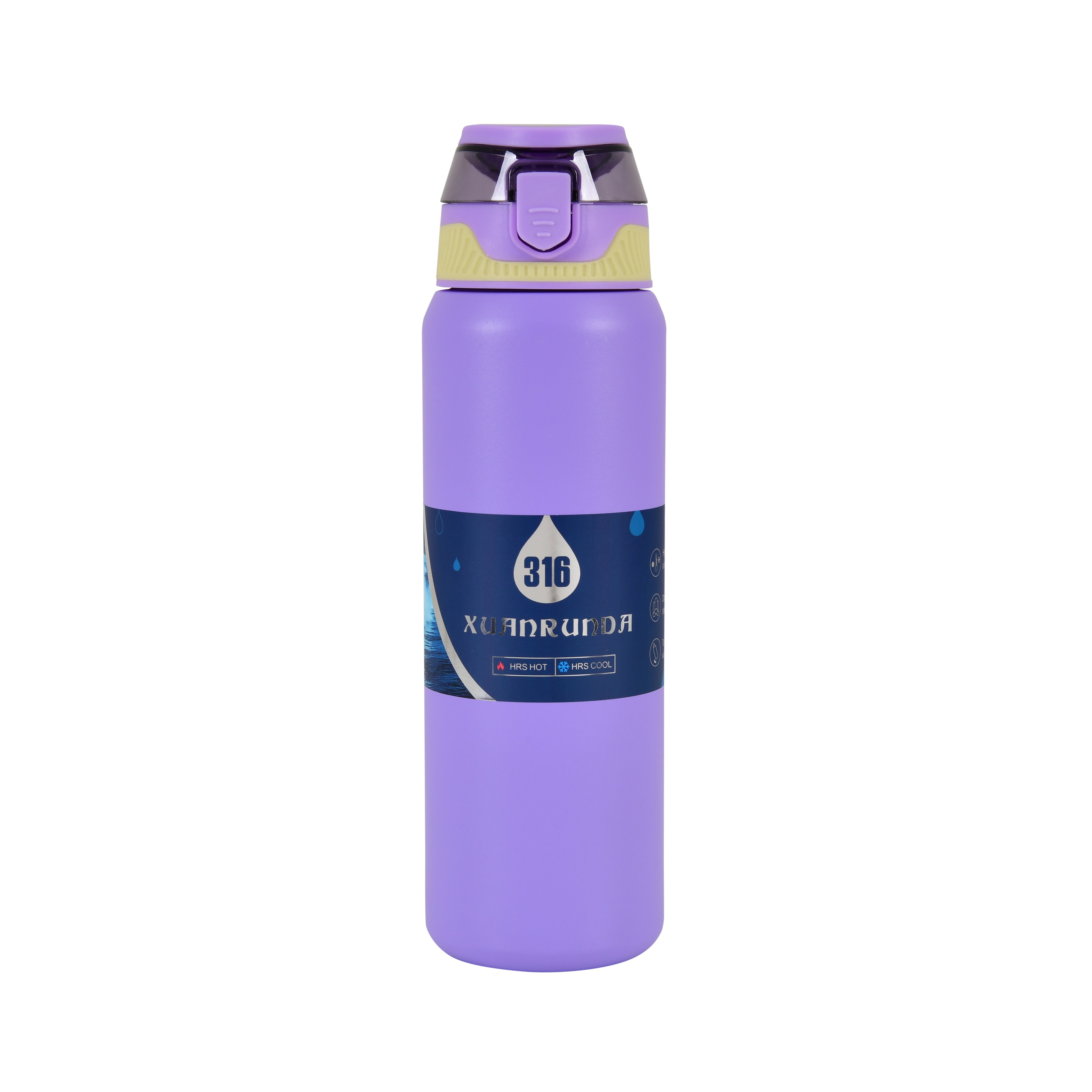 Insulated Sipper Bottle – 1L (Purple)