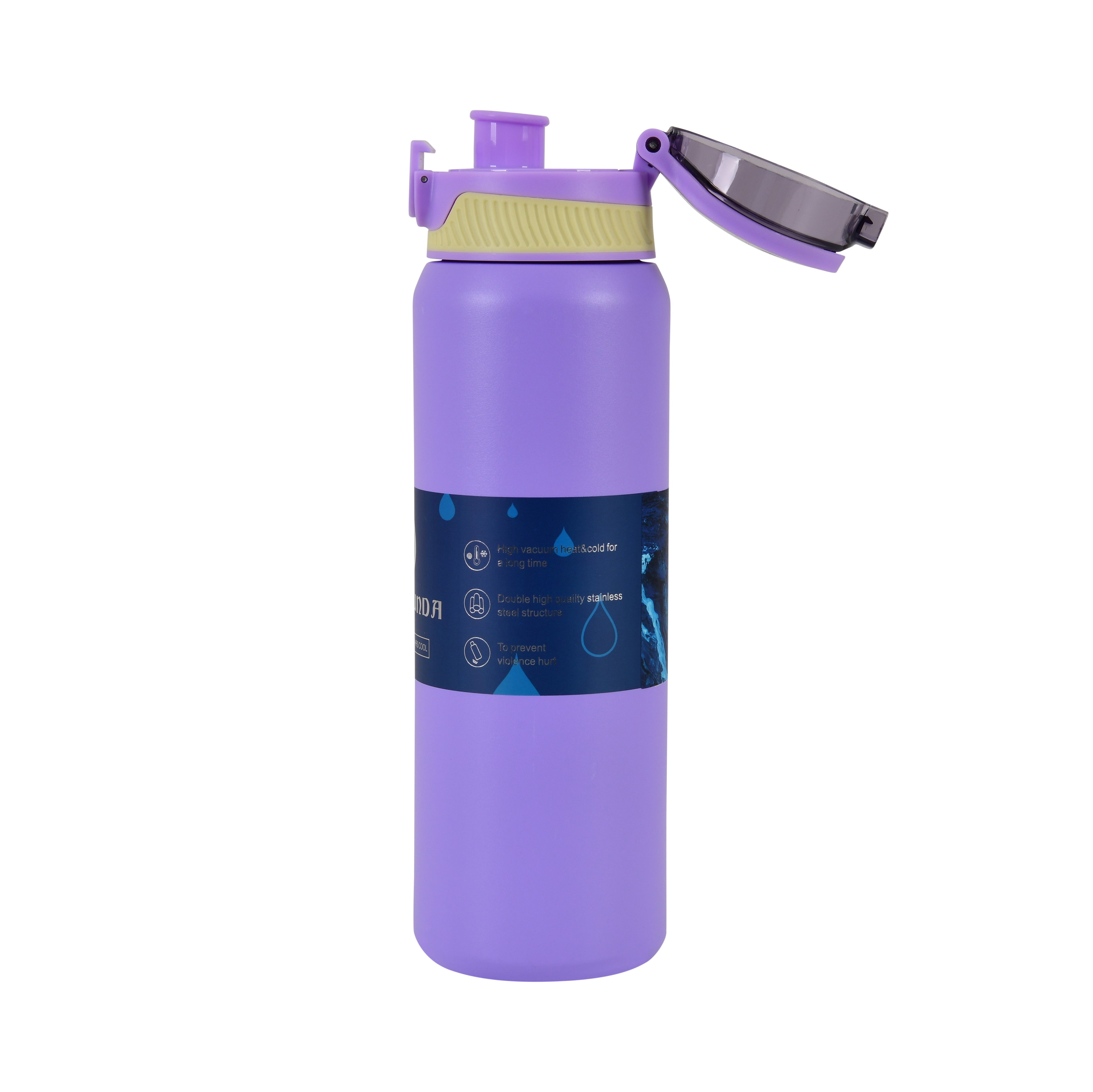 Insulated Sipper Bottle – 1L (Purple)