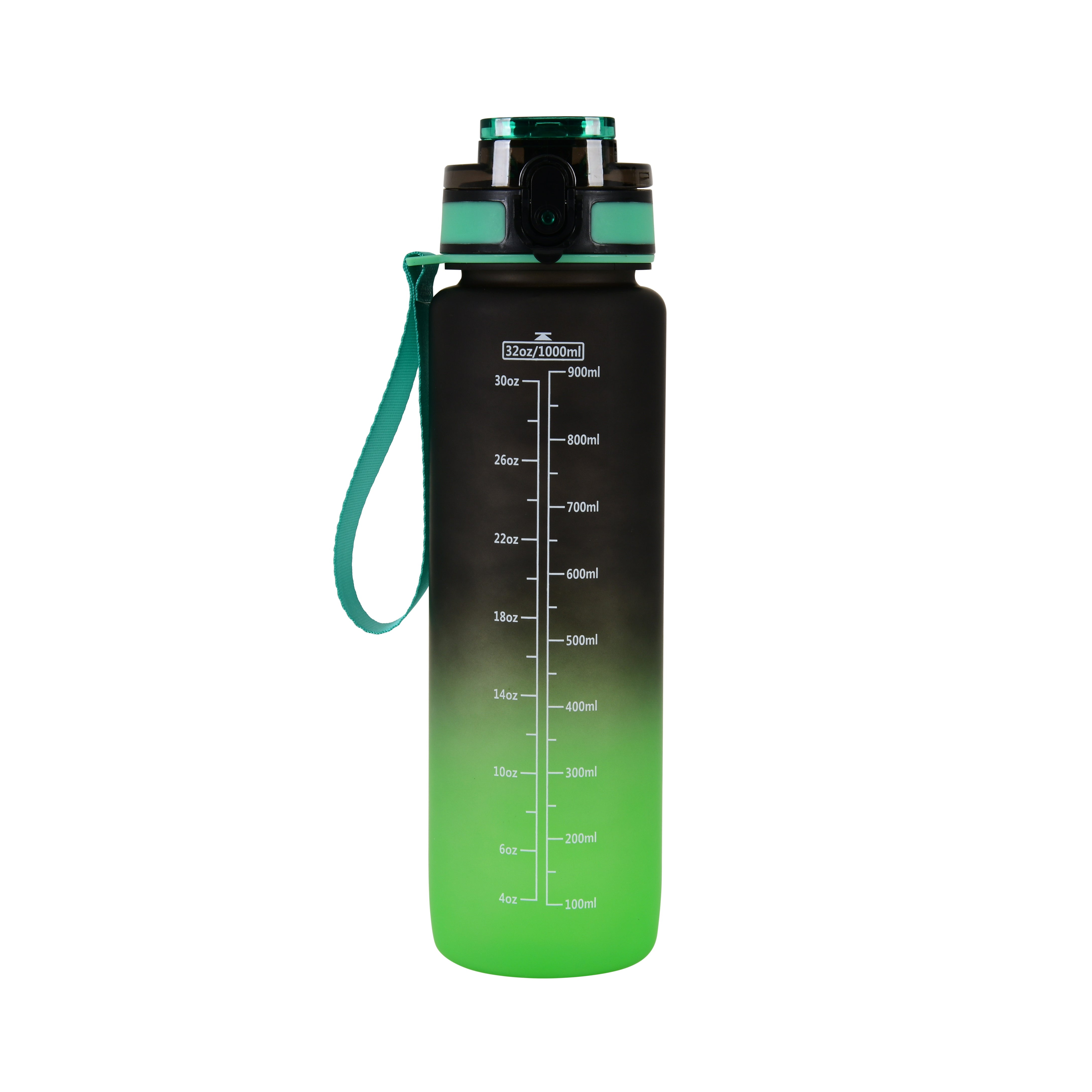 Fitness Water Bottle (Green Black)