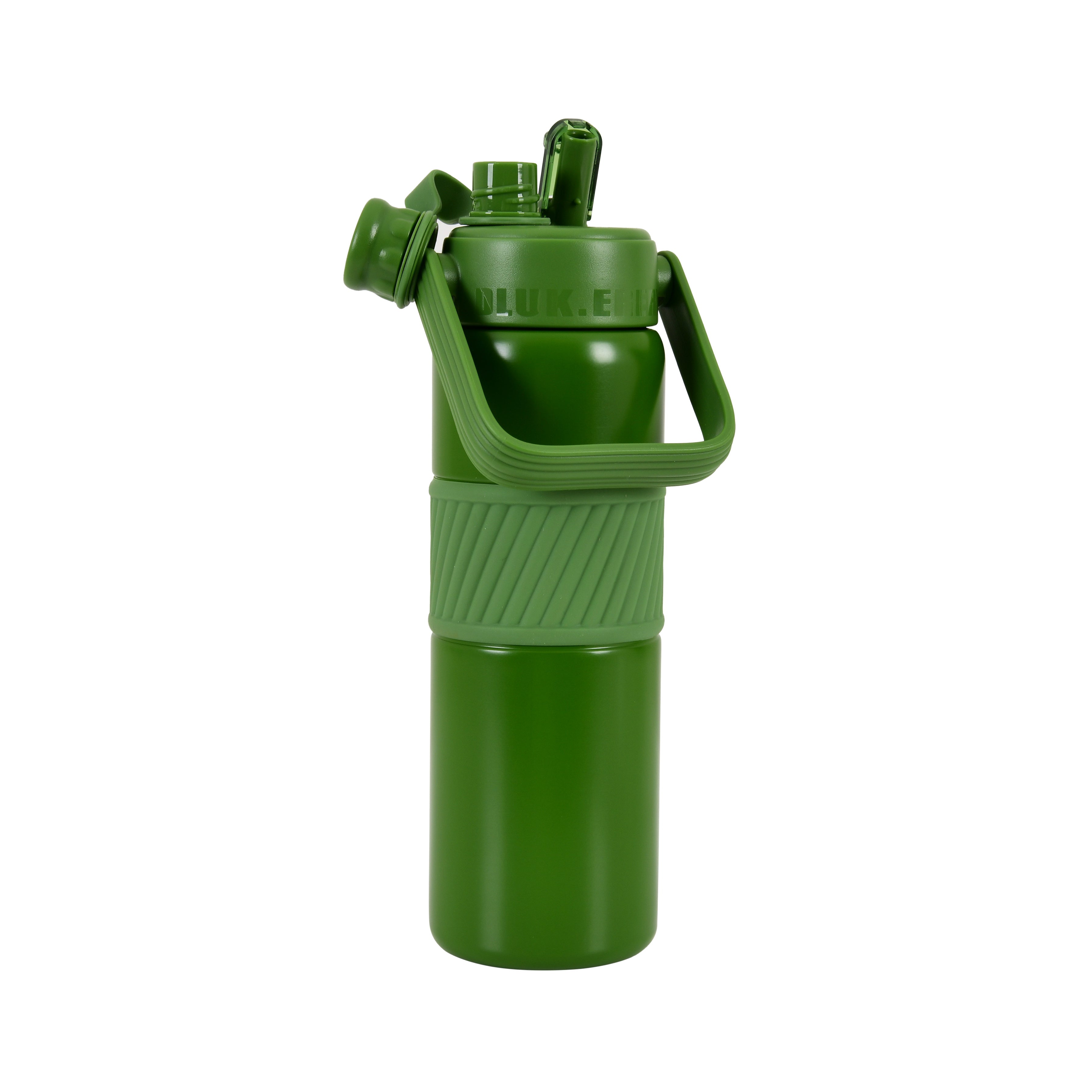 Grip & Go Bottle- Stainless Steel (Green)
