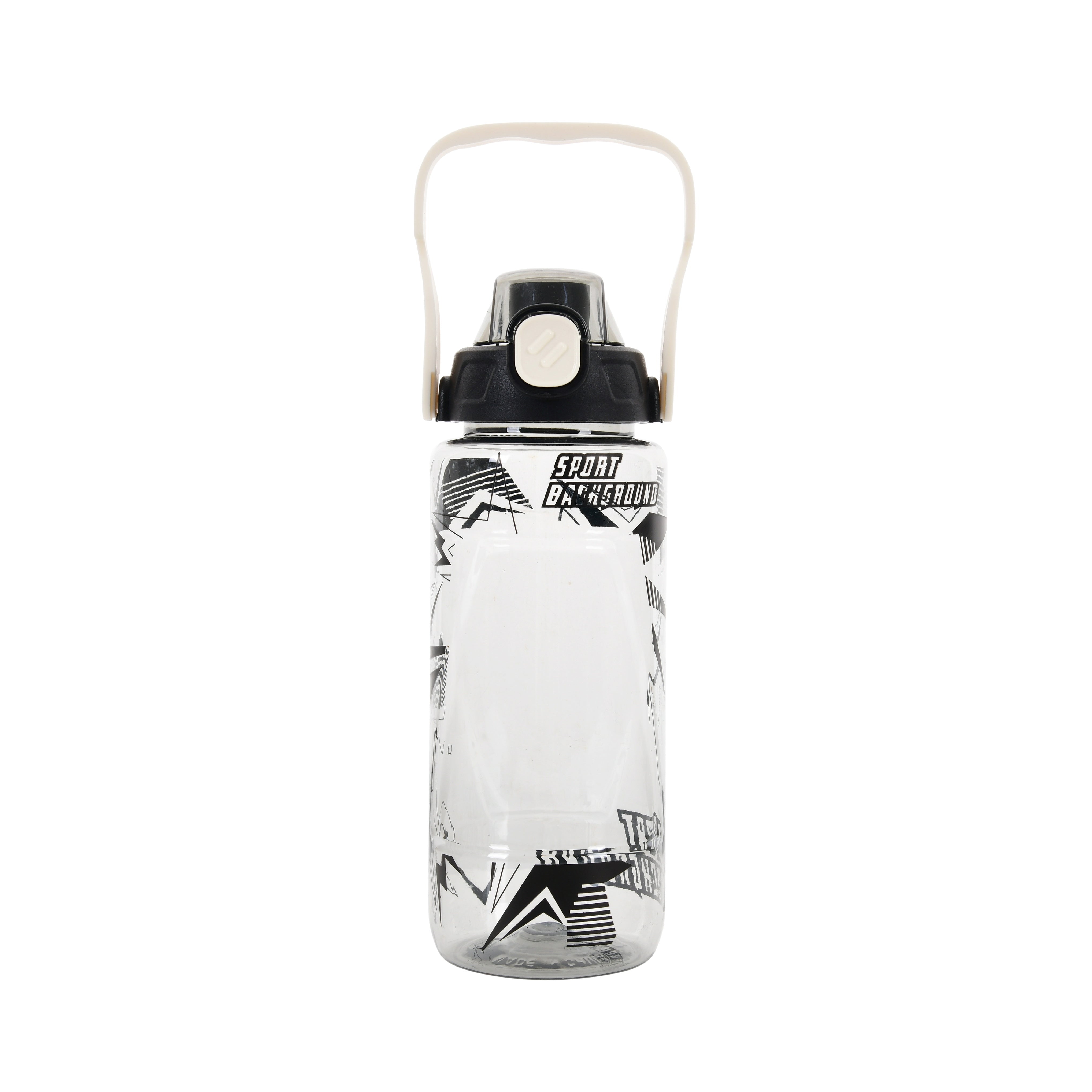 BPA Free plastic bottle- 600ml (Black)