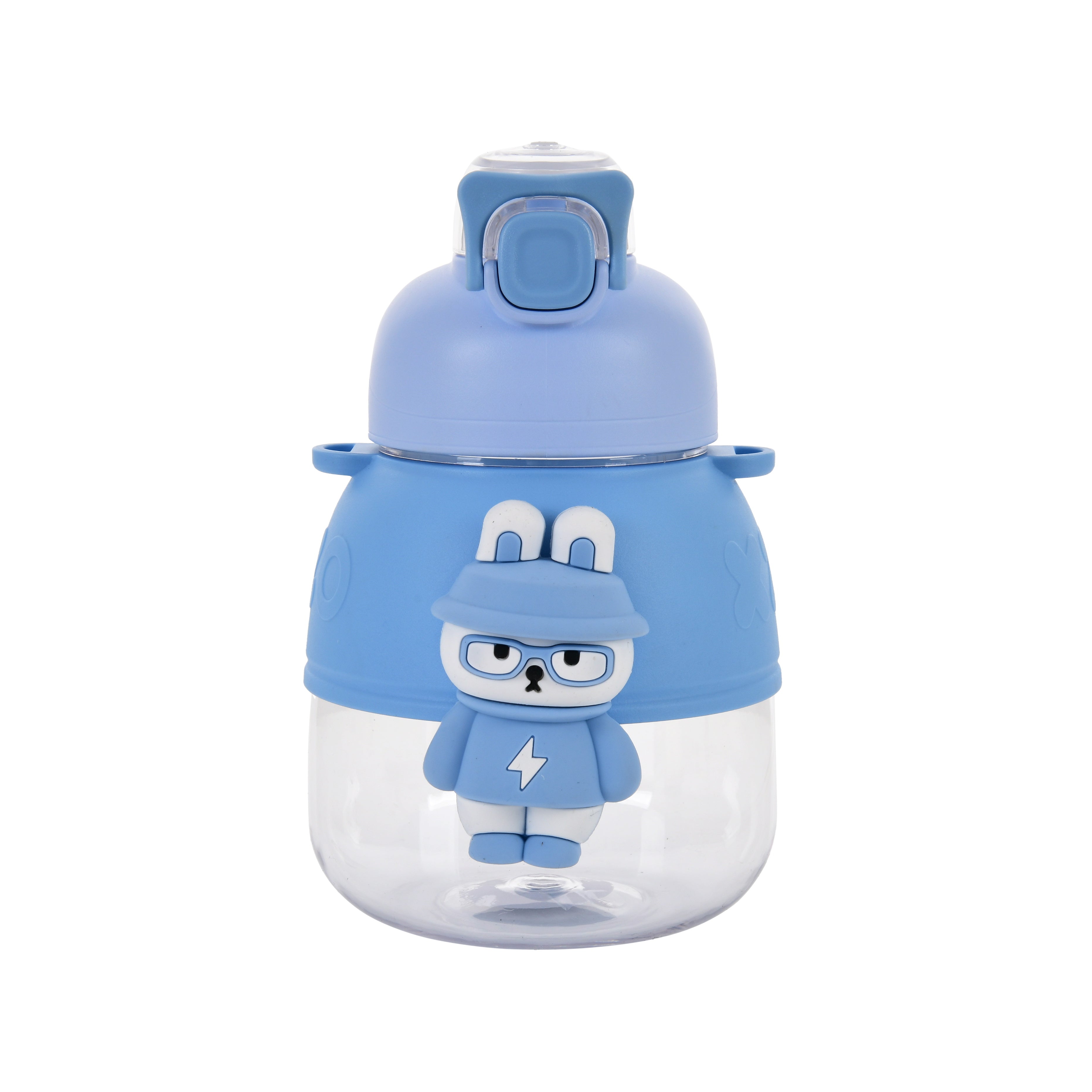 3D Teddy Water Bottle (Blue)