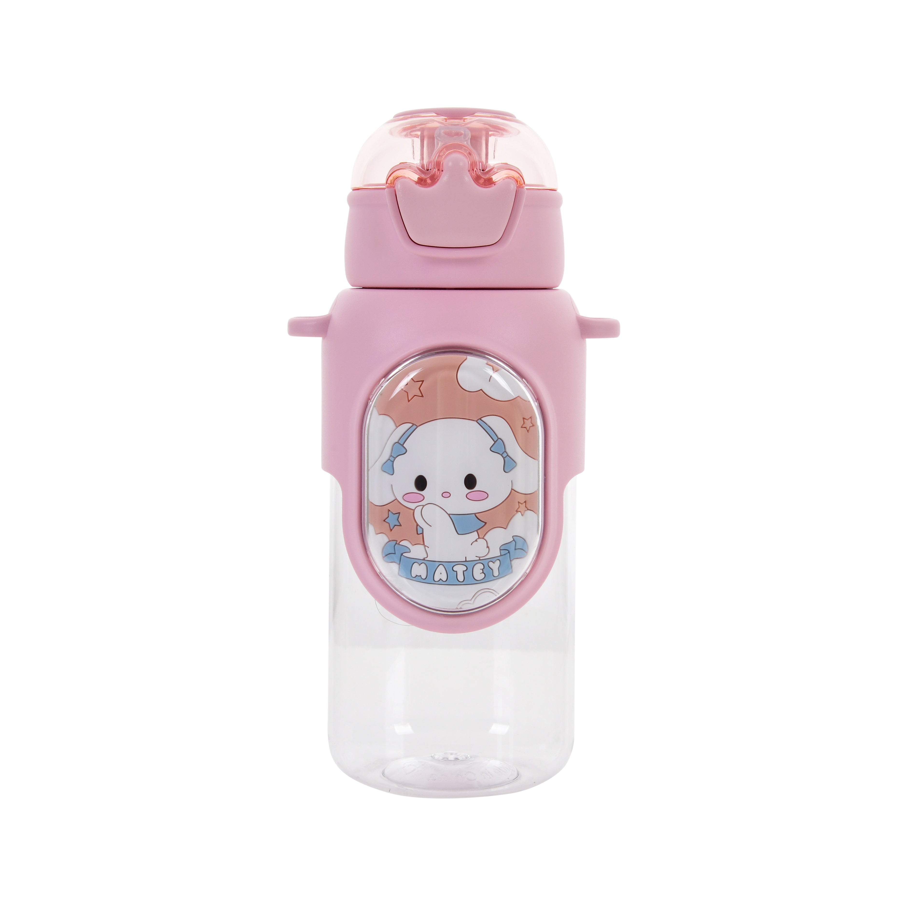 Pink Puppy Kids Water Bottle- 400 ml (Pink)