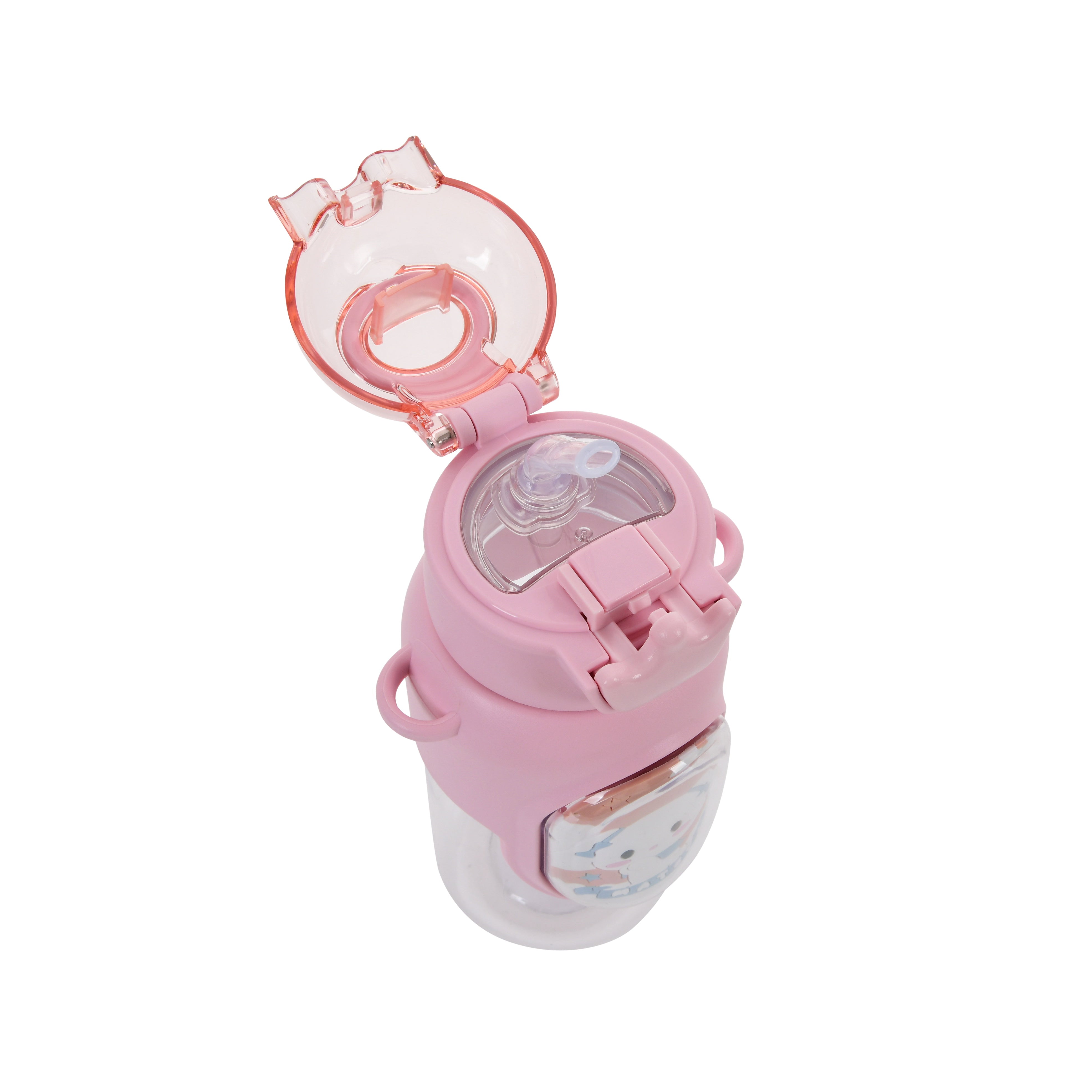 Pink Puppy Kids Water Bottle- 400 ml (Pink)