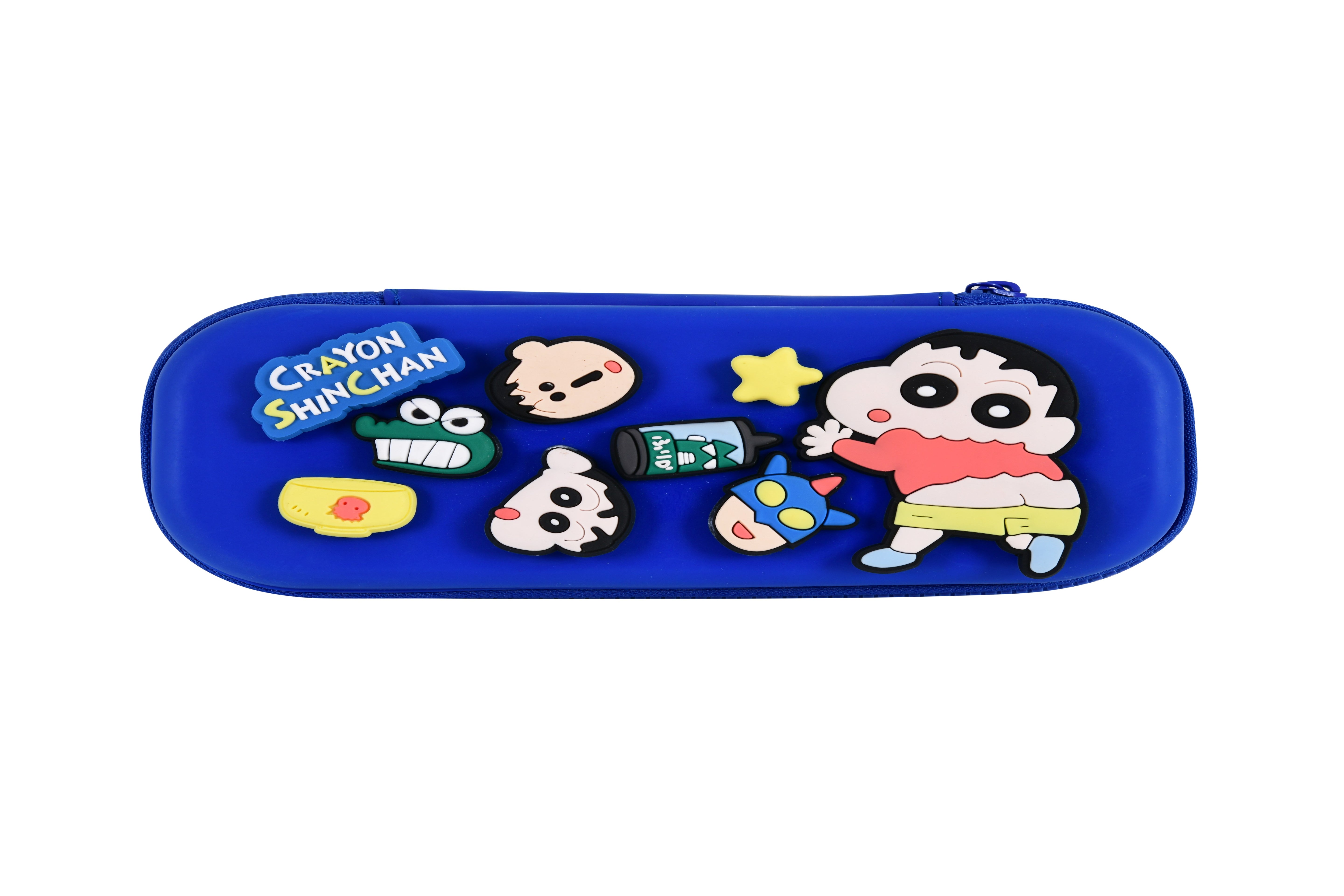 DIY Shinchan-Themed Pencil Box (Dark Blue)