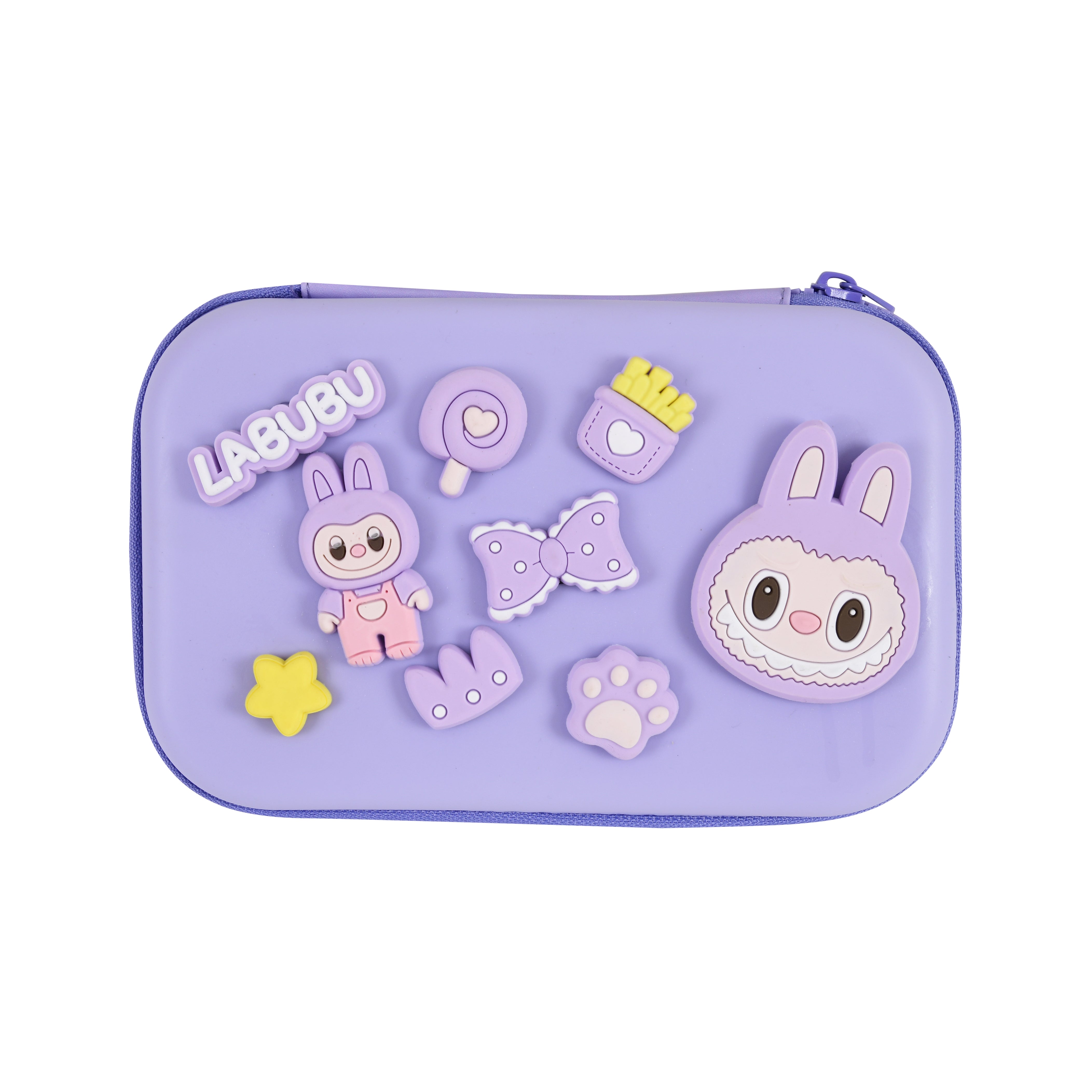 DIY Labubu-Themed Pencil Box-Big Size (Purple)
