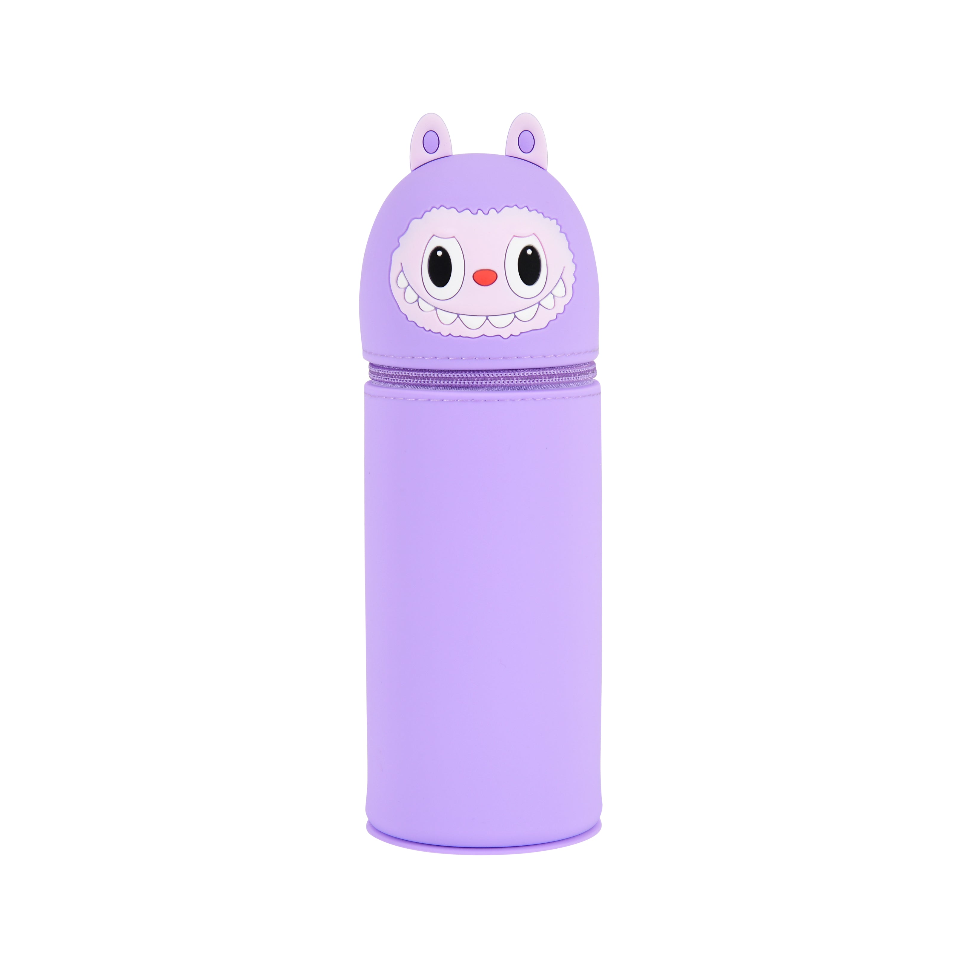 Playful Trendy Labubu Vacuum Sucktion pen/pencil pouch-Purple