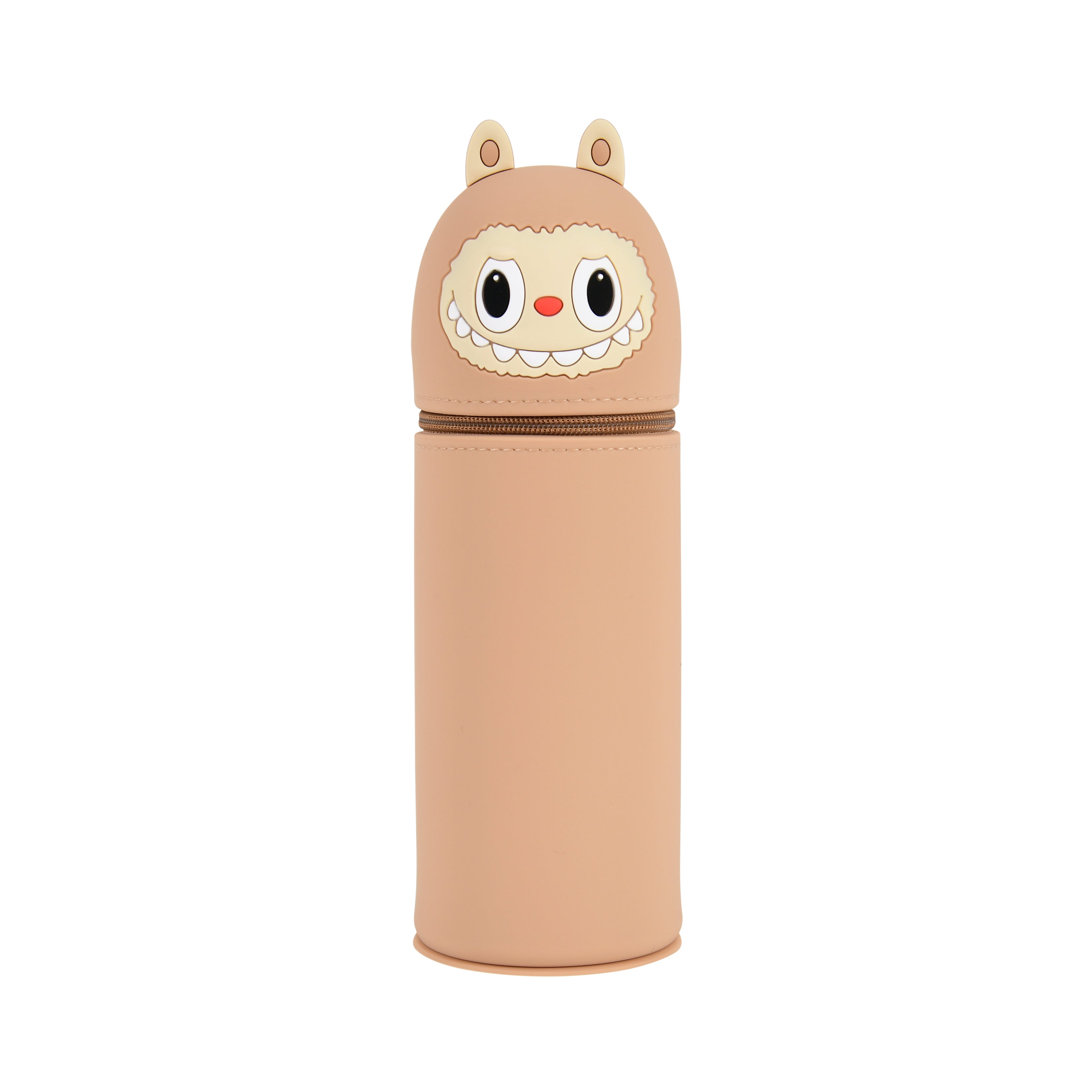 Playful Trendy Labubu Vacuum Sucktion pen/pencil pouch (Beige)