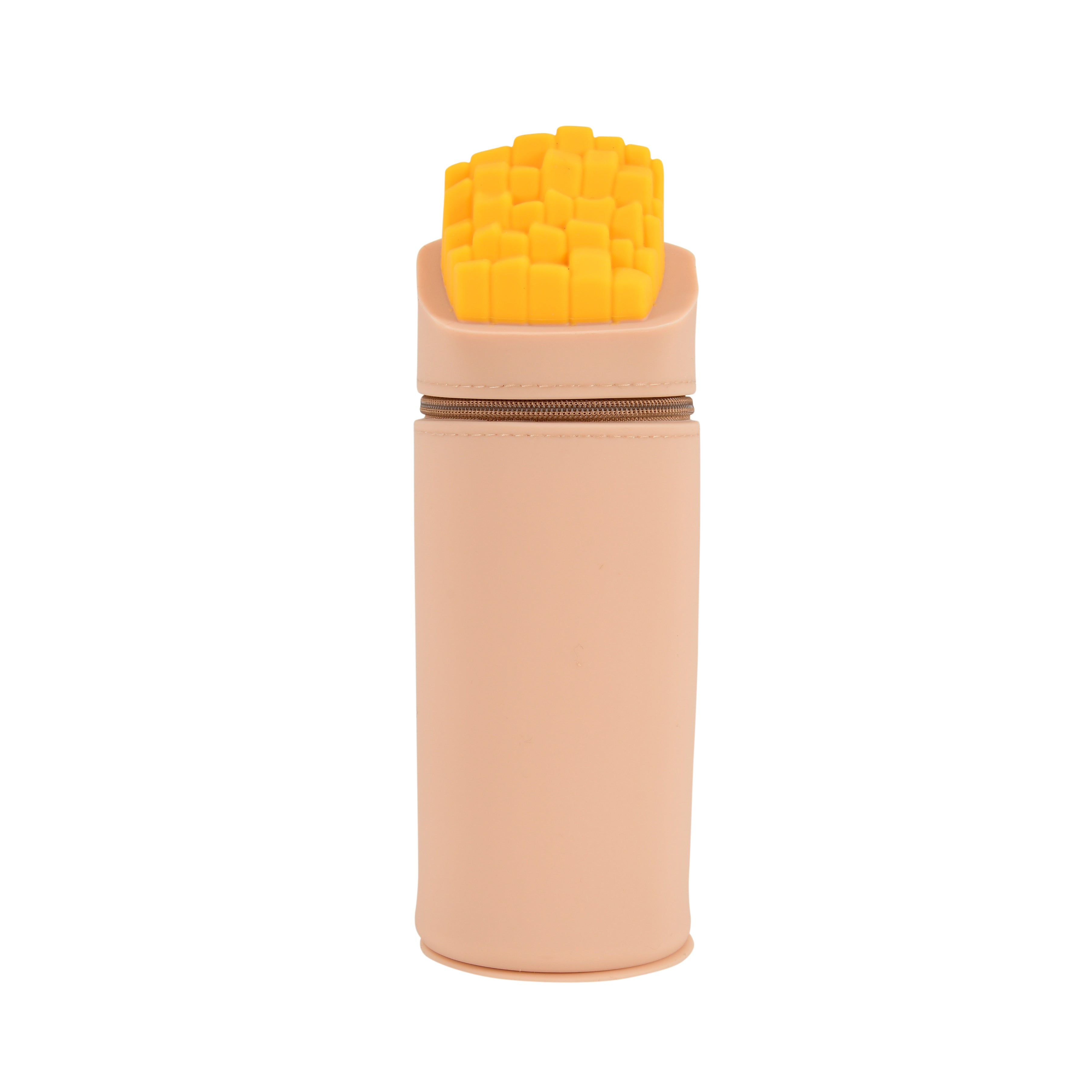 Playful Trendy Fries Vacuum Sucktion pen/pencil pouch (Beige)