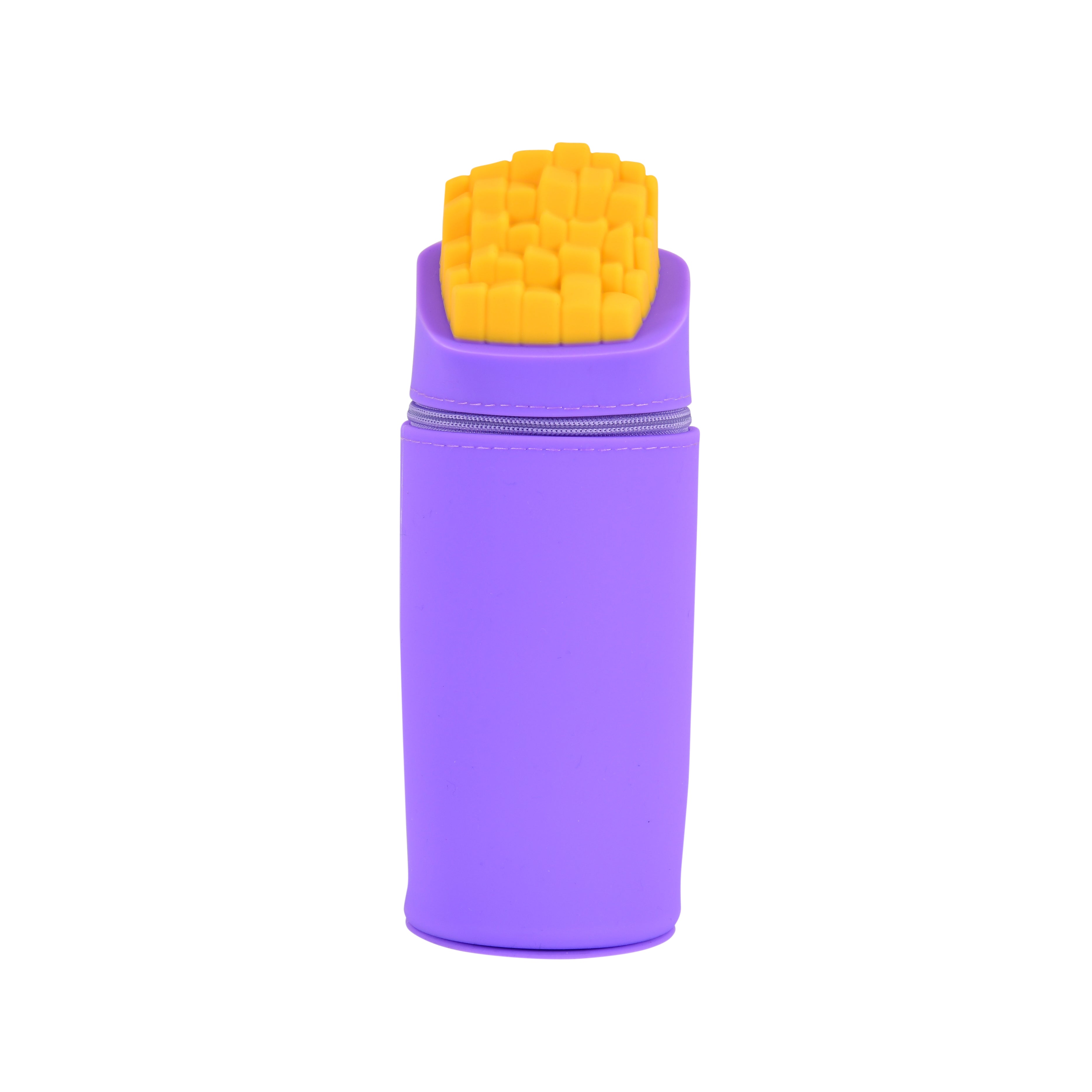 Playful Trendy Fries Vacuum Sucktion pen/pencil pouch (Purple)