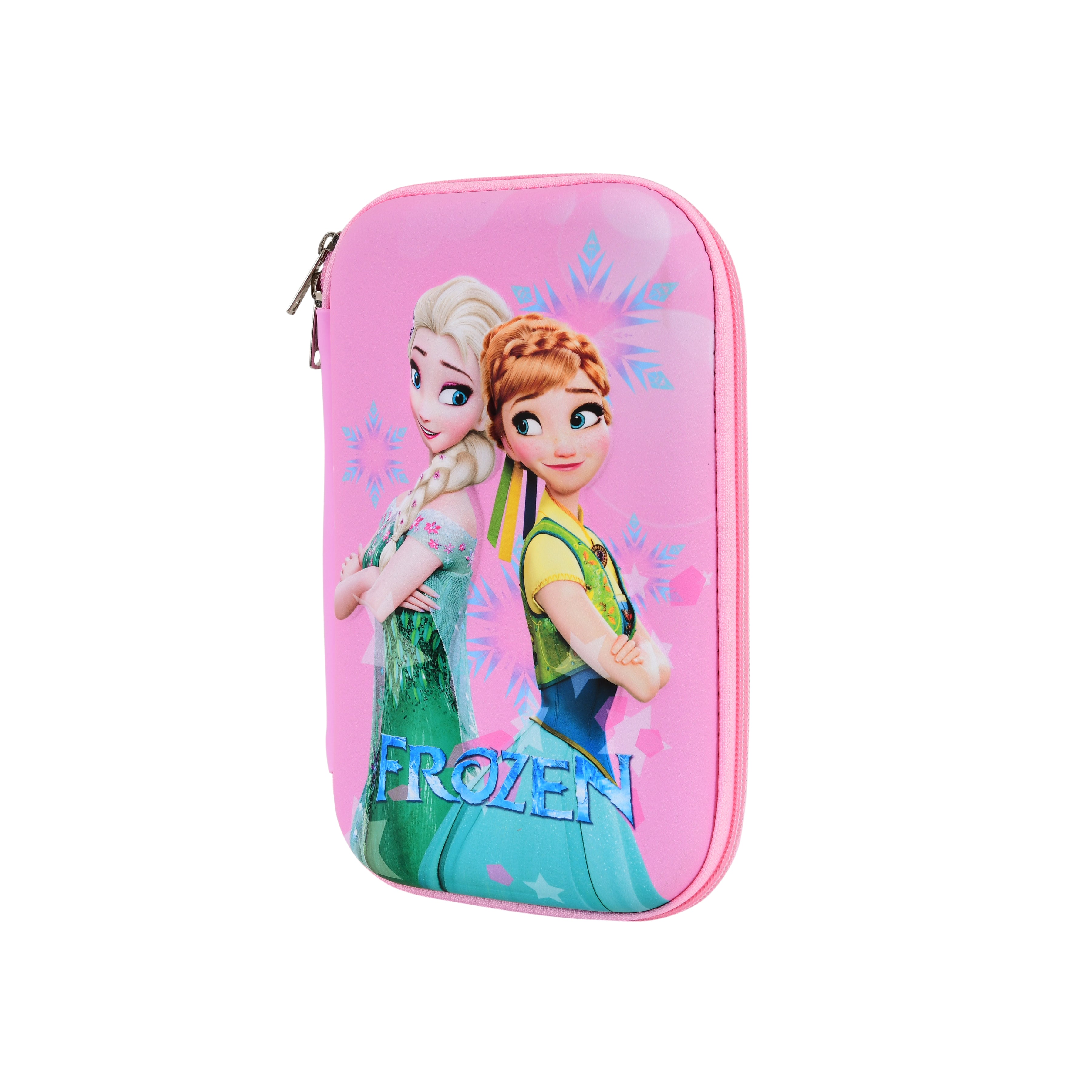 Frozen with this Elsa-Themed Zipper Pencil Case (Pink)