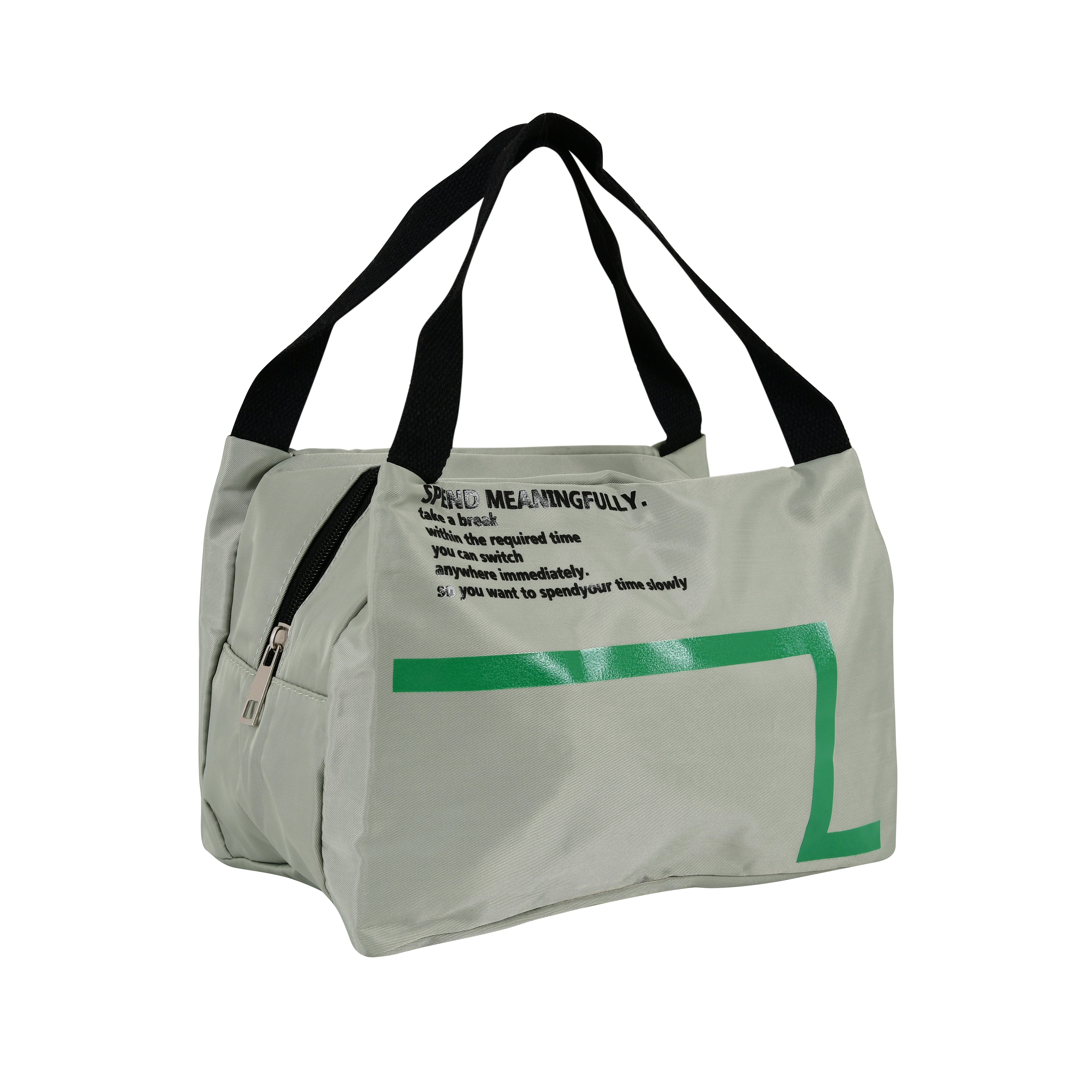 Green Thermal Insulated Lunch Bag