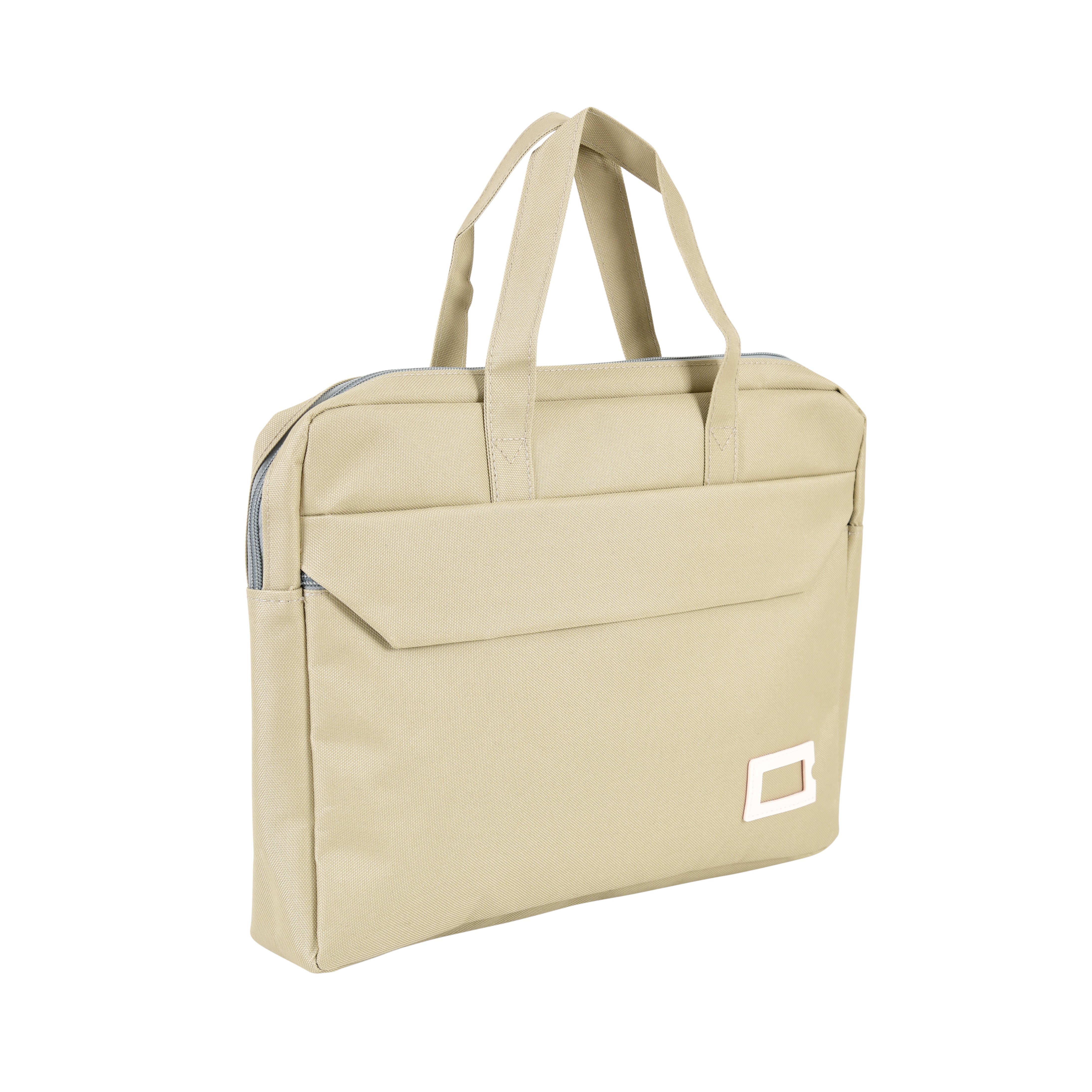 Trendy mini Laptop Bag (Beige)