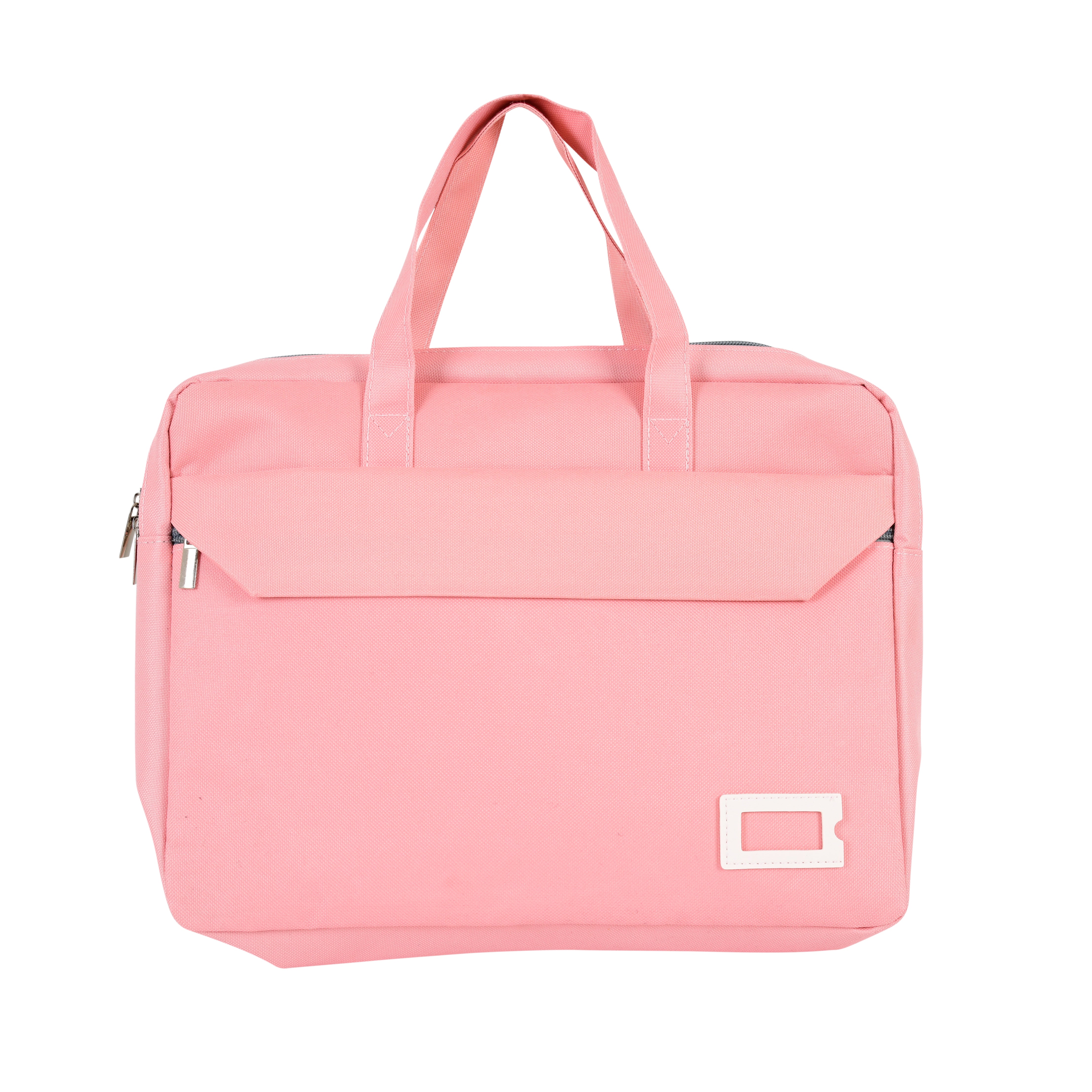 Trendy Light Pink Laptop Bag