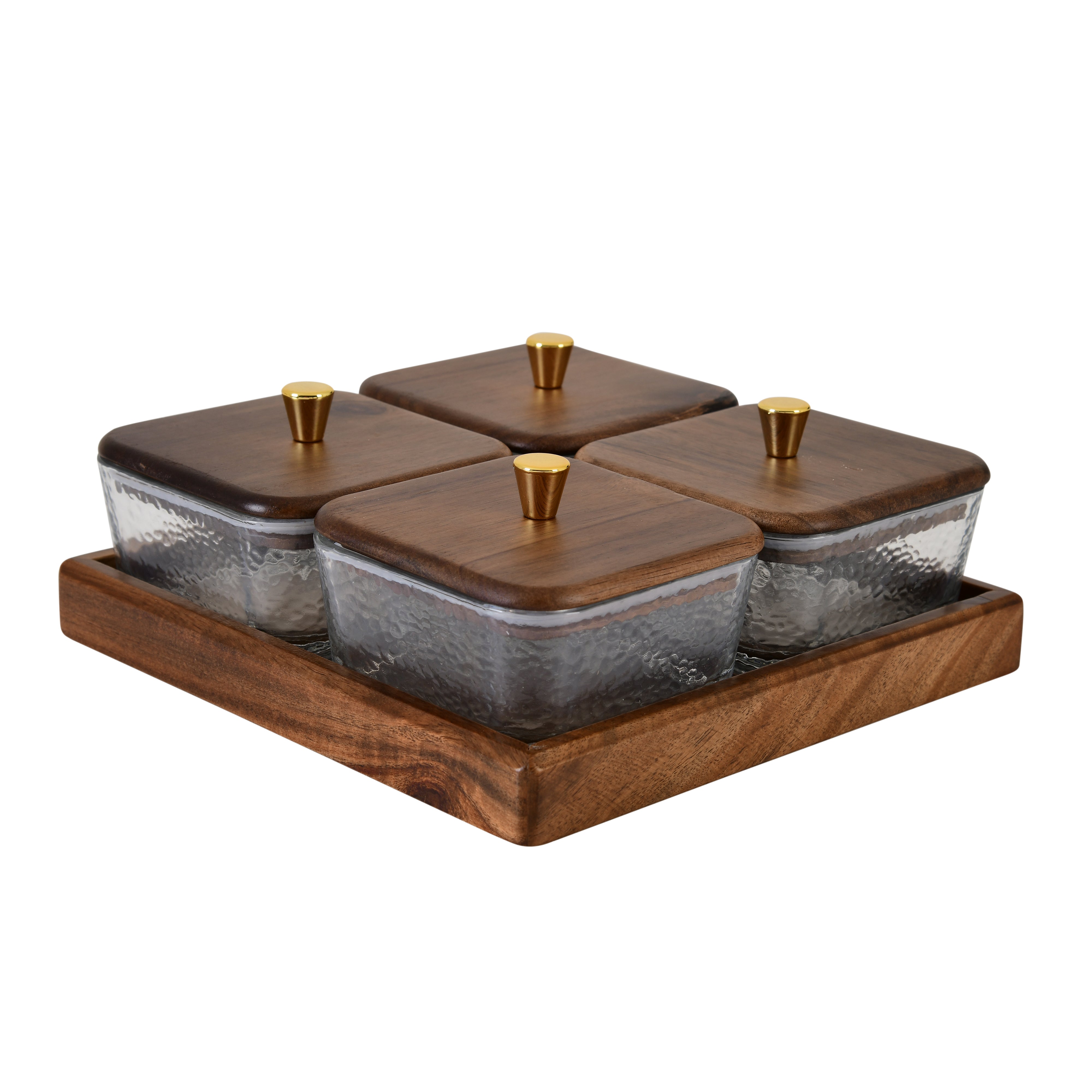 Dry Fruit Tray- Airtight (4-Set)