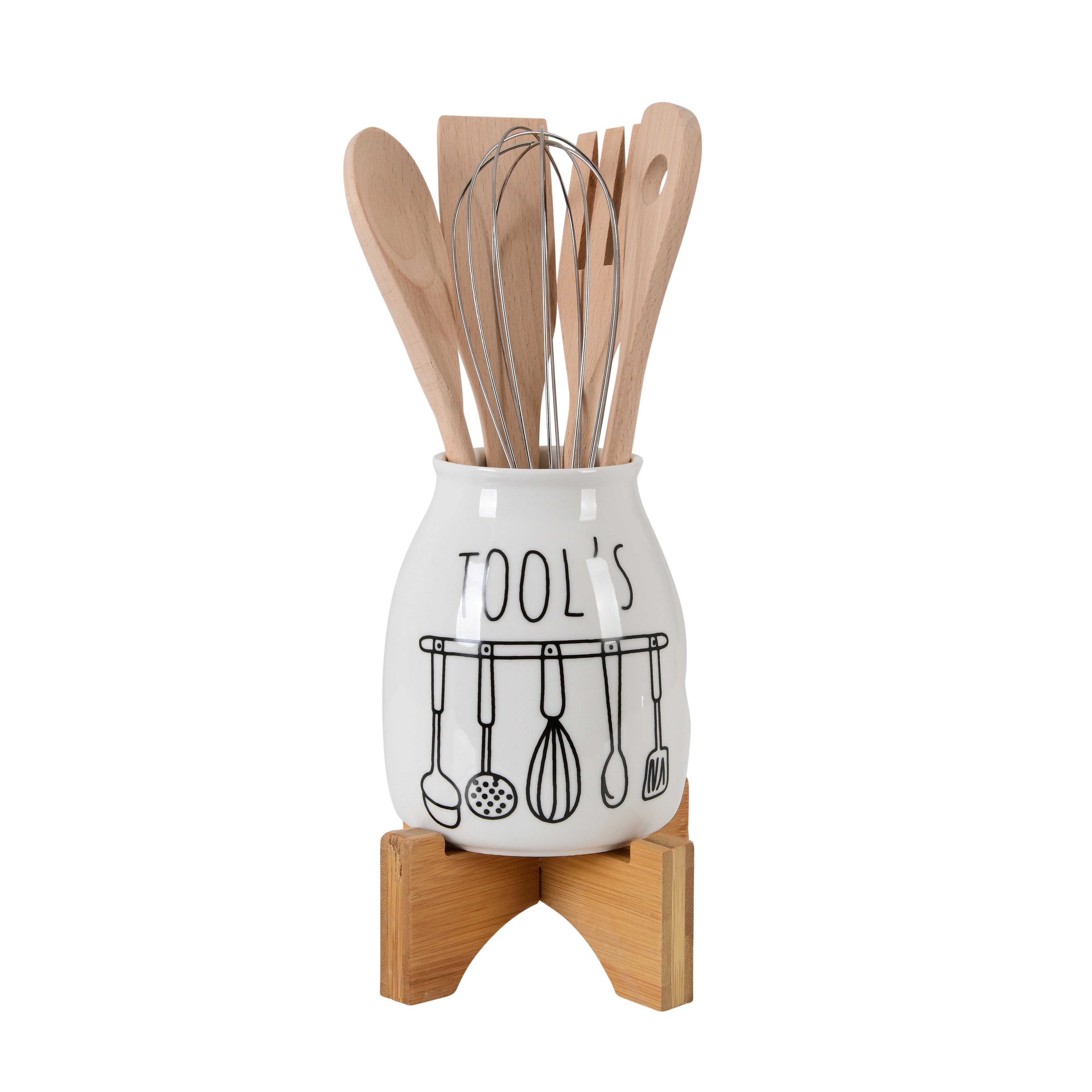 Ceramic kitchen tool holder set (Tools)