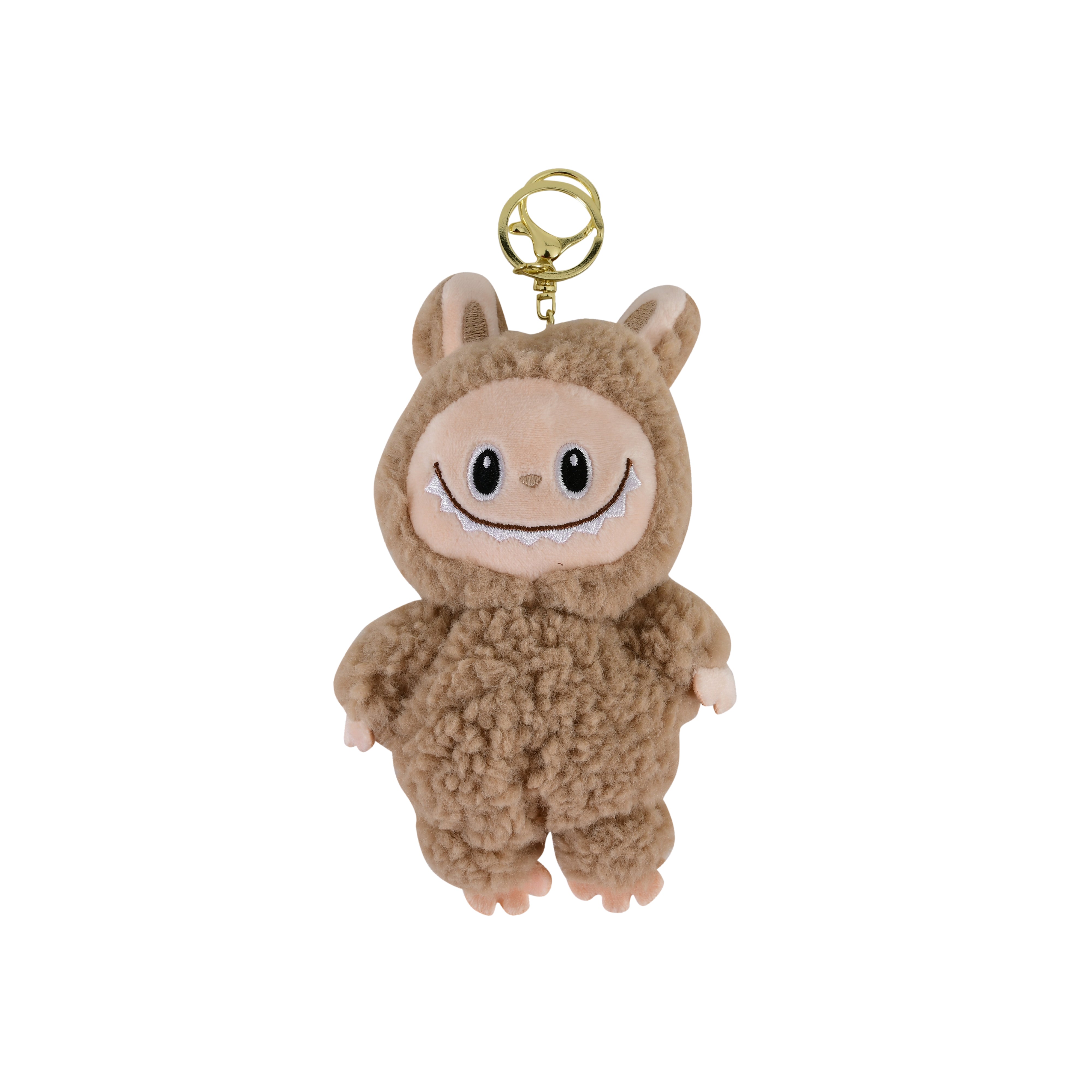 Labubu Teddy Keychain (Brown)