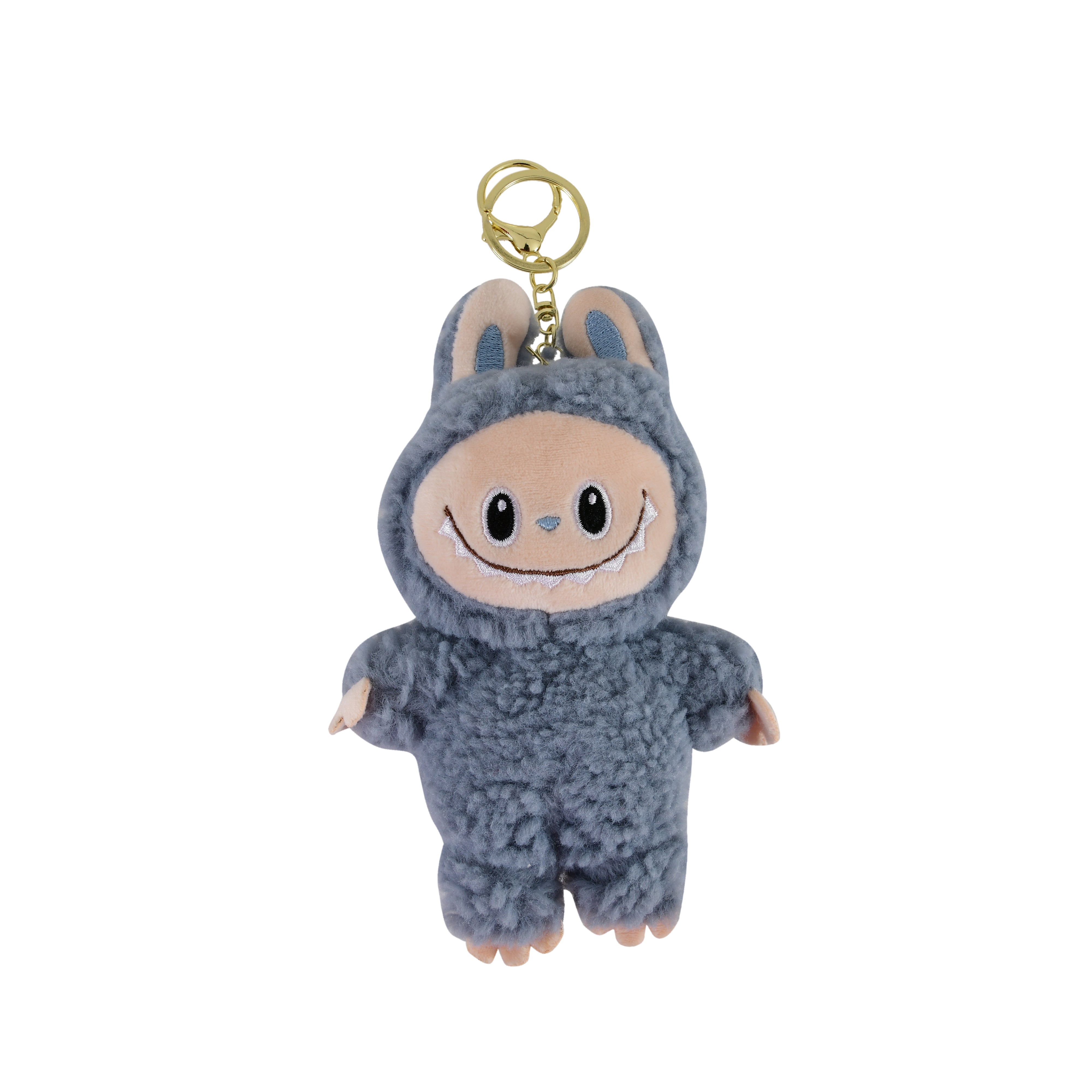 Labubu Teddy Keychain (Blue)