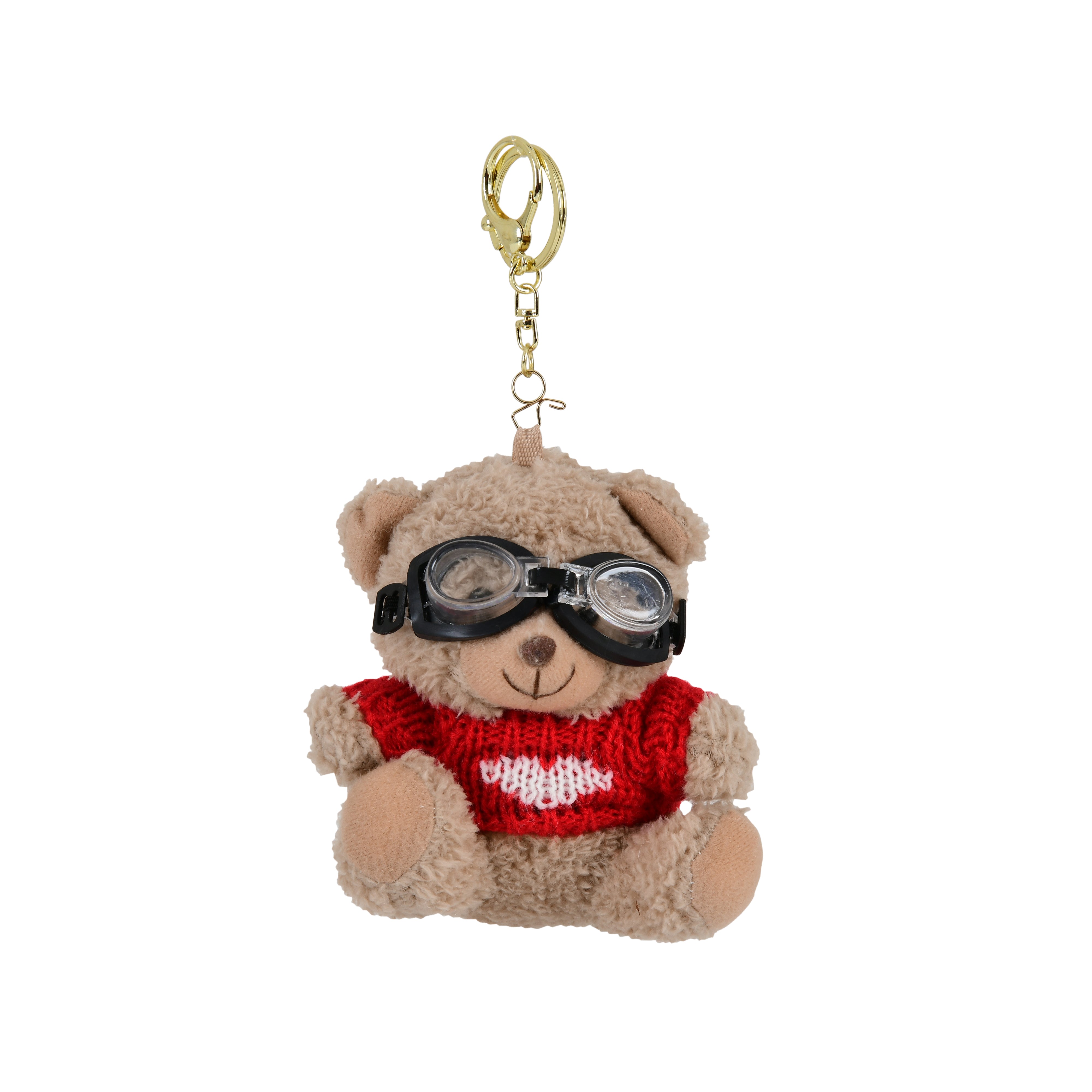 Sunglasses Teddy Keychain (Red)