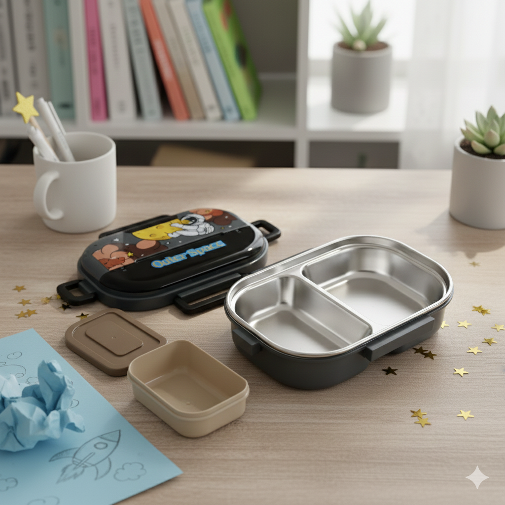 Space Lunch Box (Black)