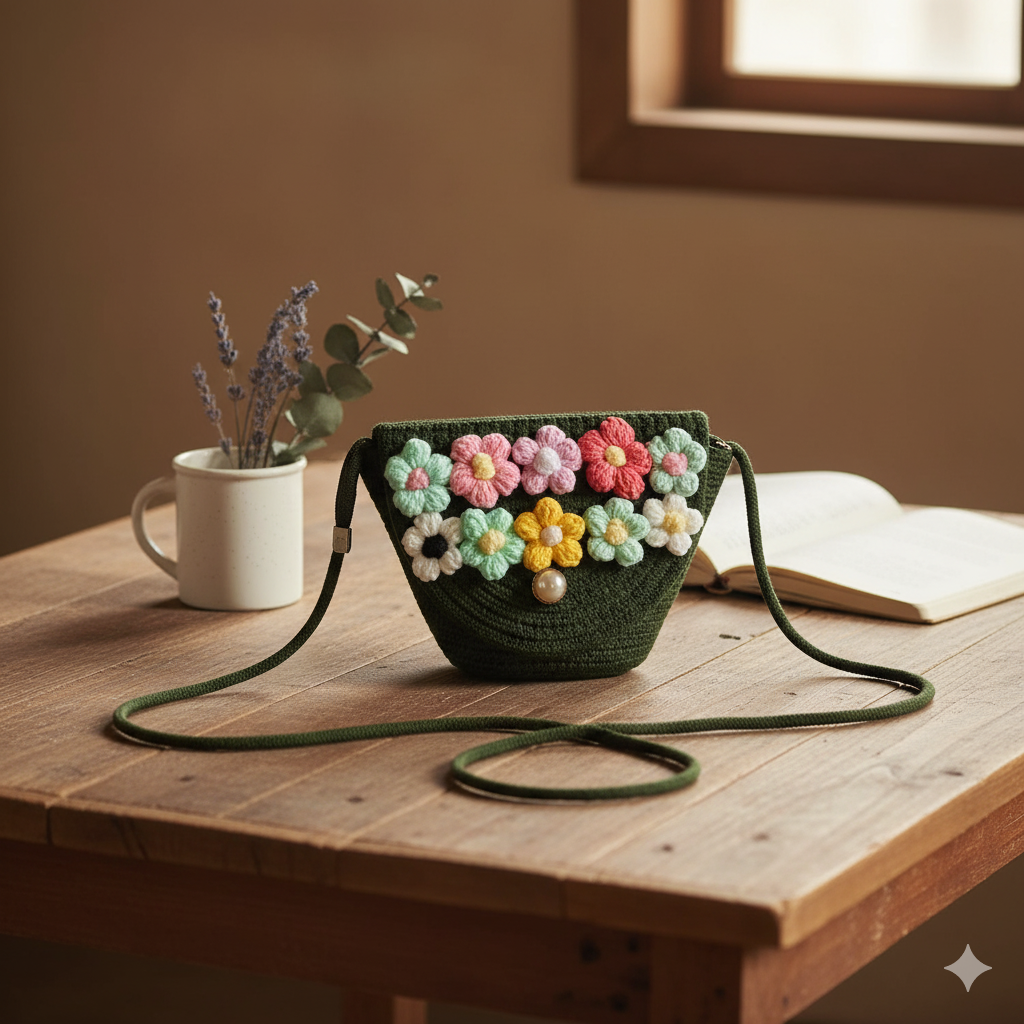 Mini Tote Bag (Green)