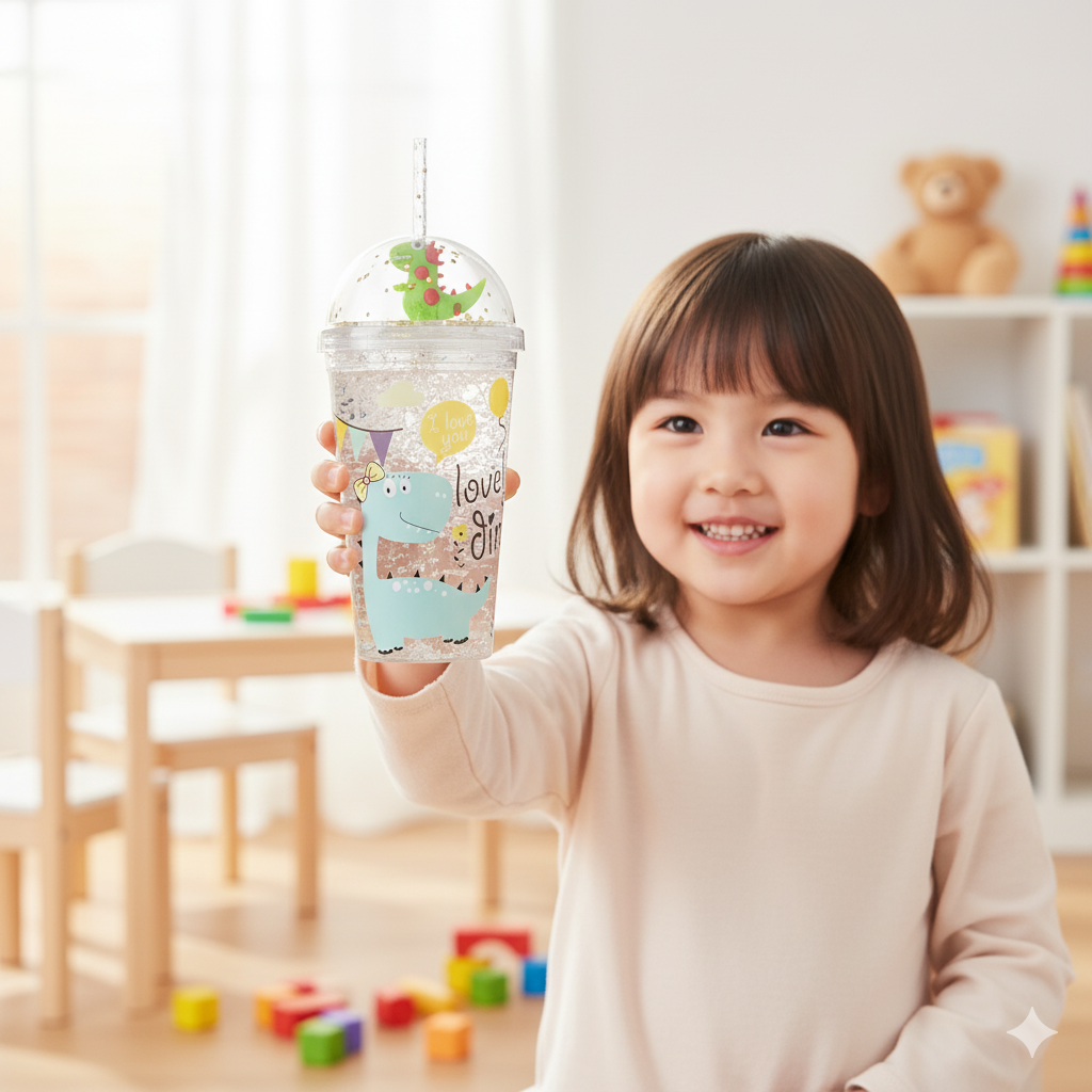 Crocodile Green Water Bottle- 400ml