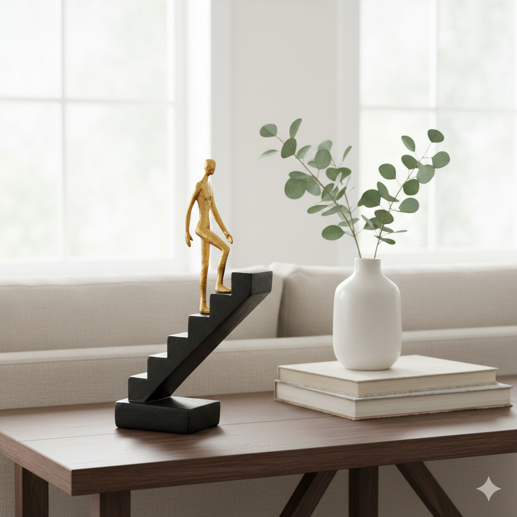 Success Climbing Stairs Figurine