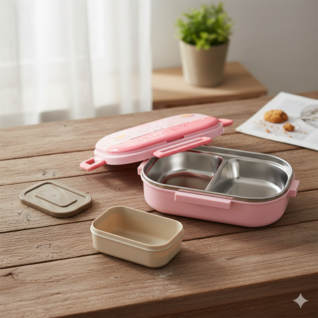 Bunny Lunch Box (Pink)