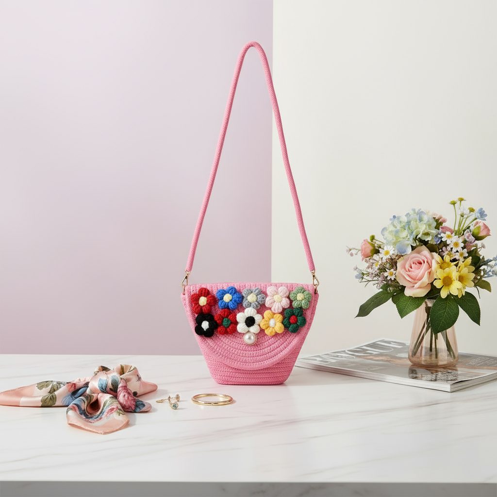 Mini Tote Bag (Pink)