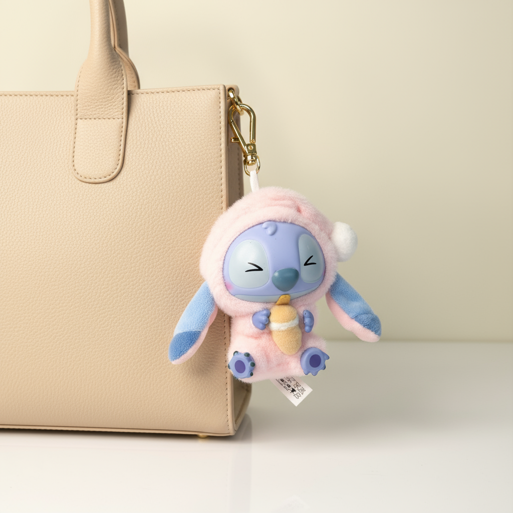 Disney Stitch Keychain (Pink)