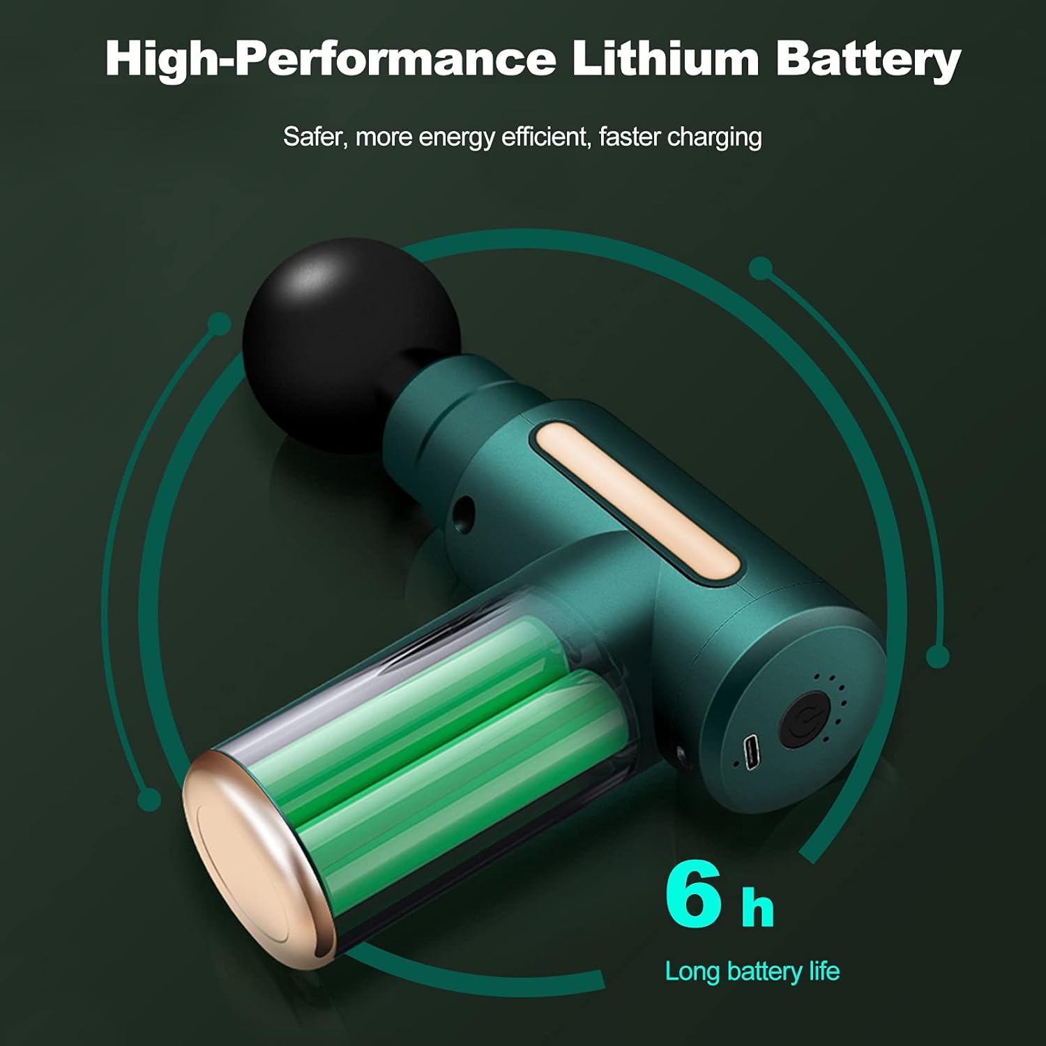 Multipurpose Impact  Massager (Green)