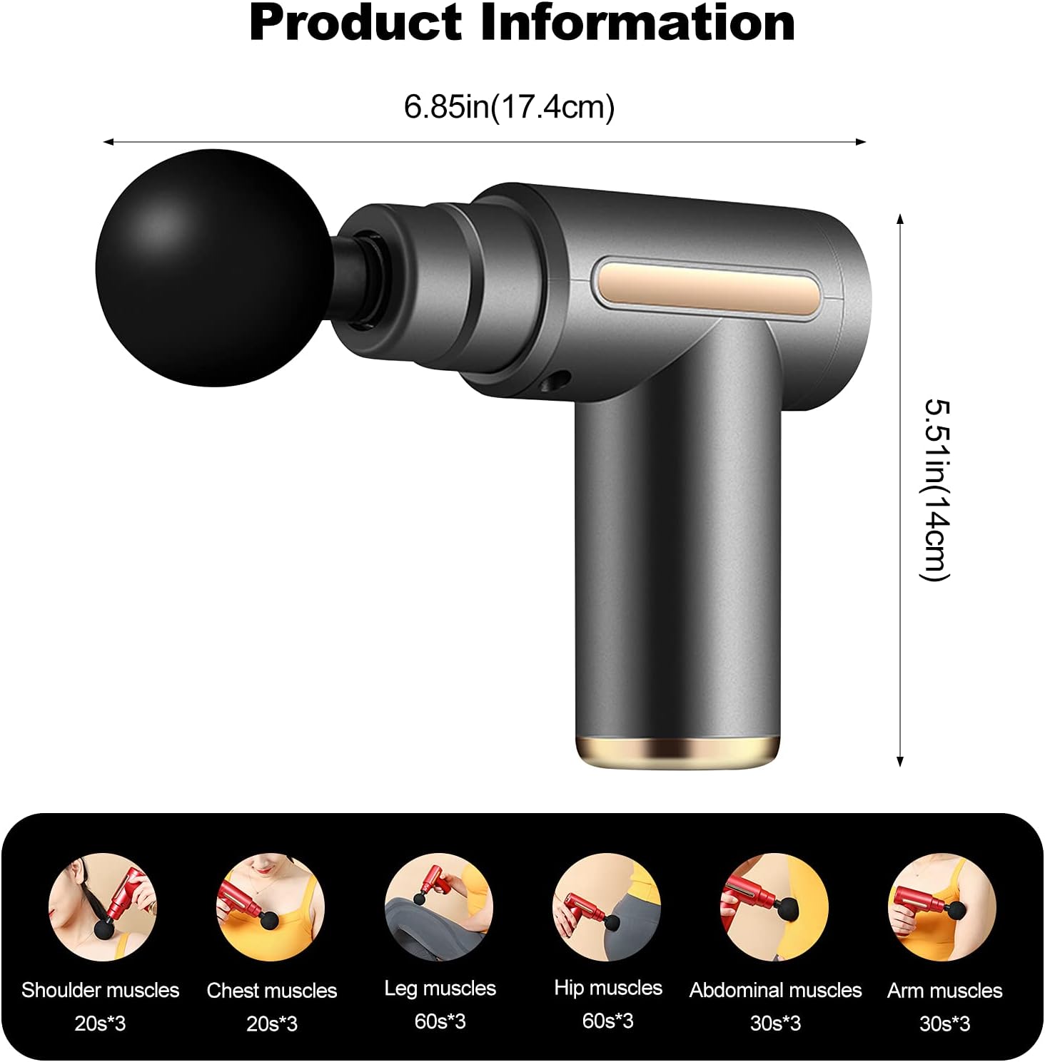 Multipurpose Impact Massager (Grey)