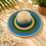 Bella N Bloom Wide Brim Straw Sun Hat for Women – Beach & Summer Hat (Copy)