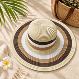Bella N Bloom Wide Brim Straw Sun Hat for Women – Beach & Summer Hat (Copy)