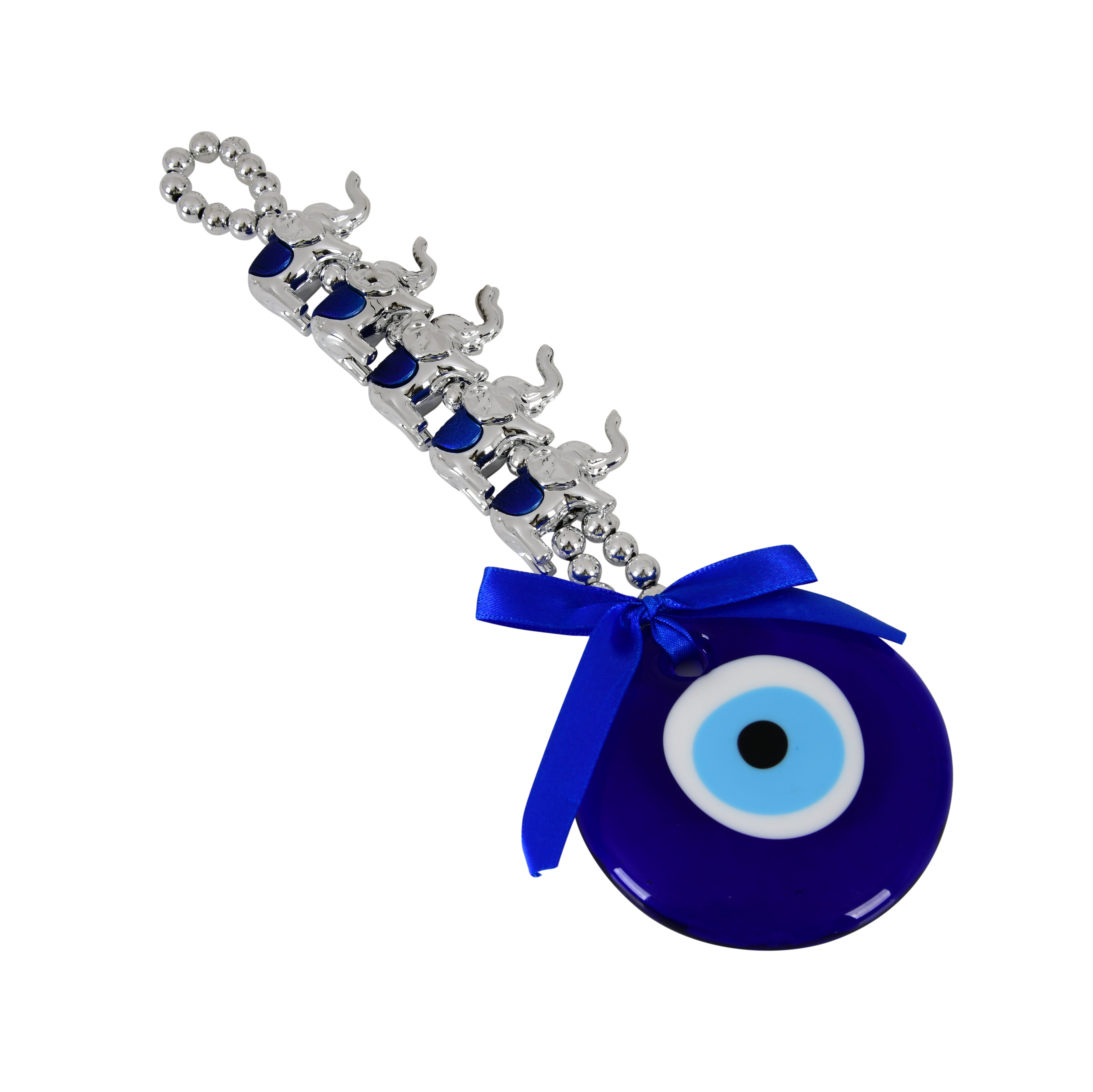 Evil Eye Wall Hanging with Elephant Design