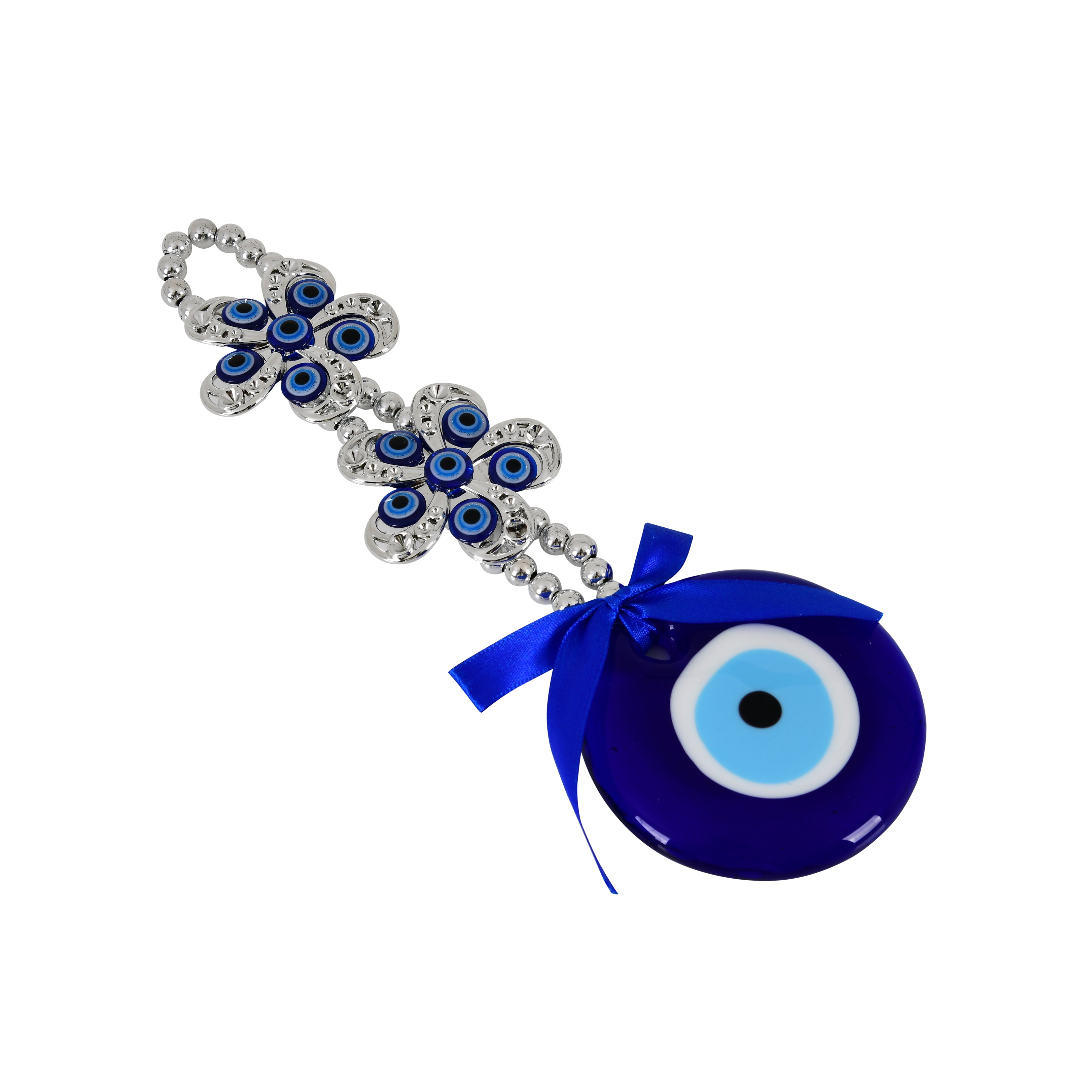 Evil Eye Hanging with Floral Design