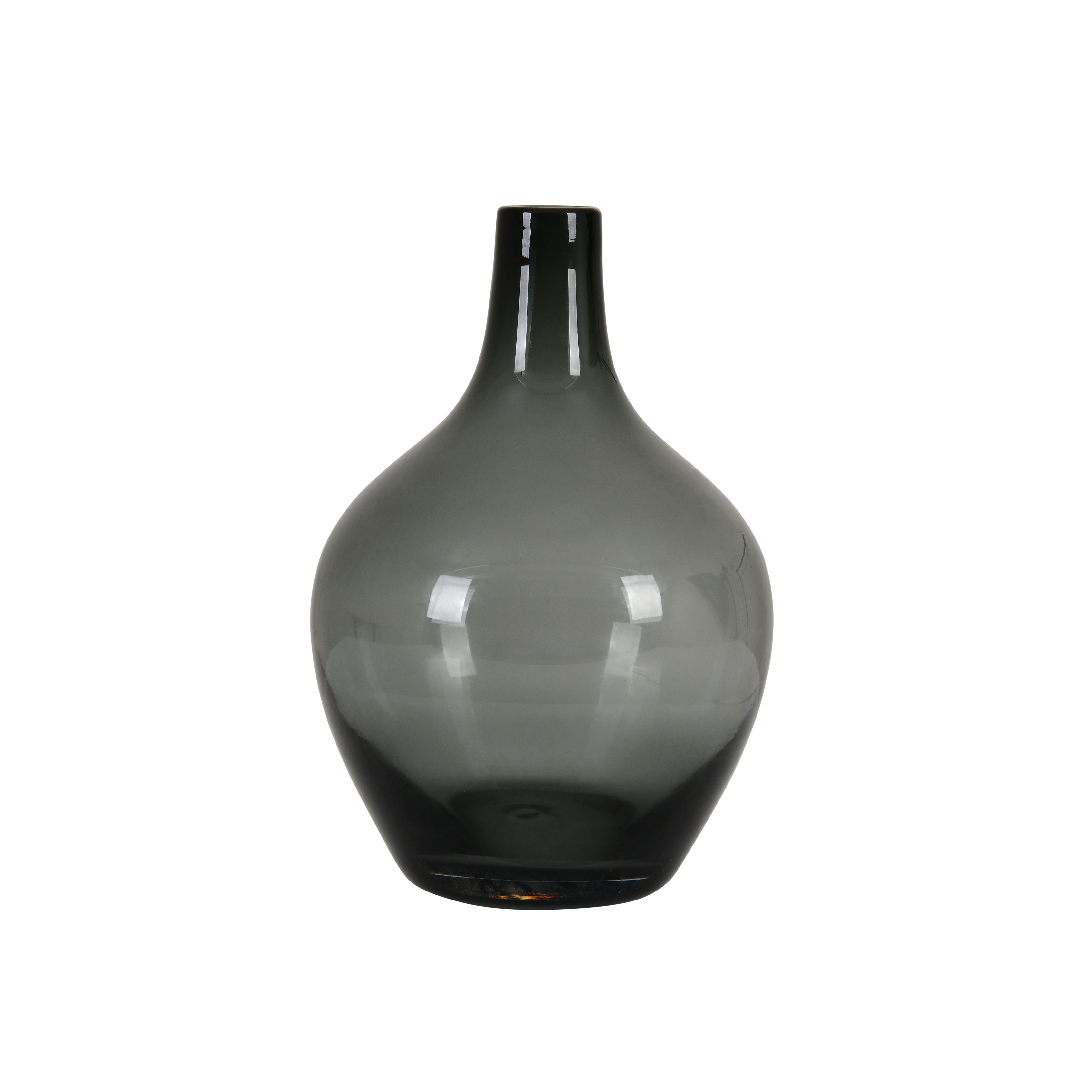 Pear-Shaped Glass Vase