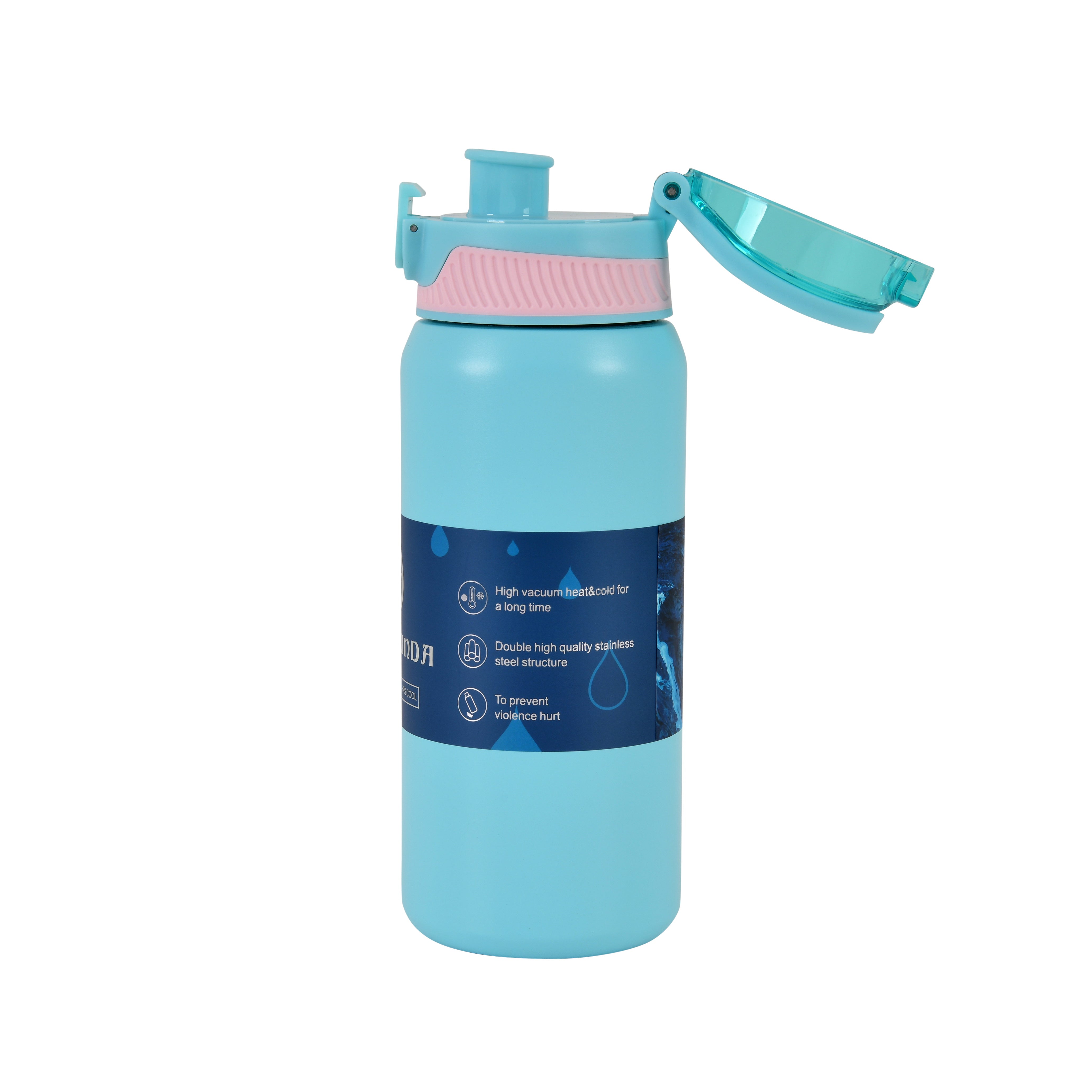 Insulated Sipper Bottle – 850ml (Sky Blue)