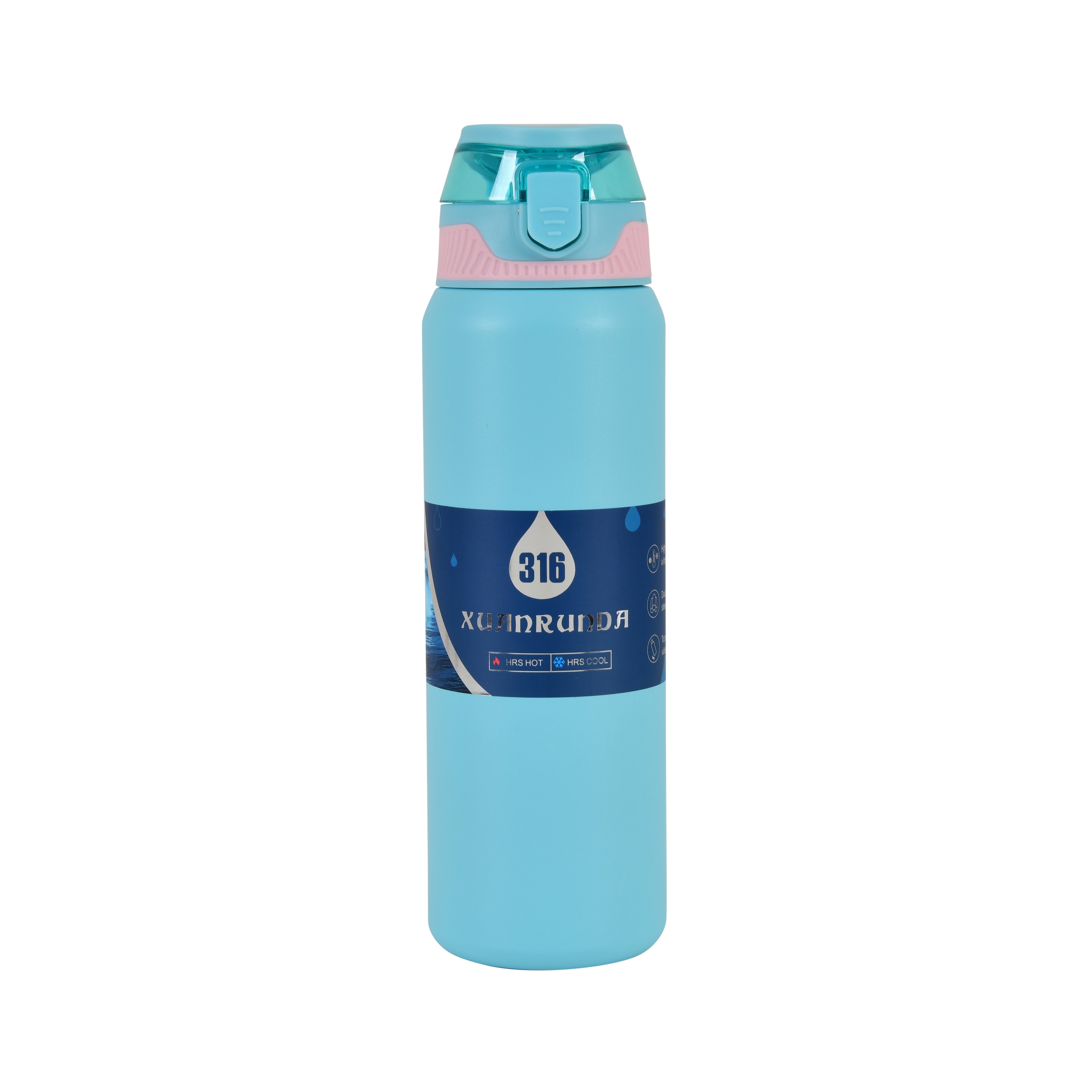 Insulated Sipper Bottle – 1L (Sky Blue)