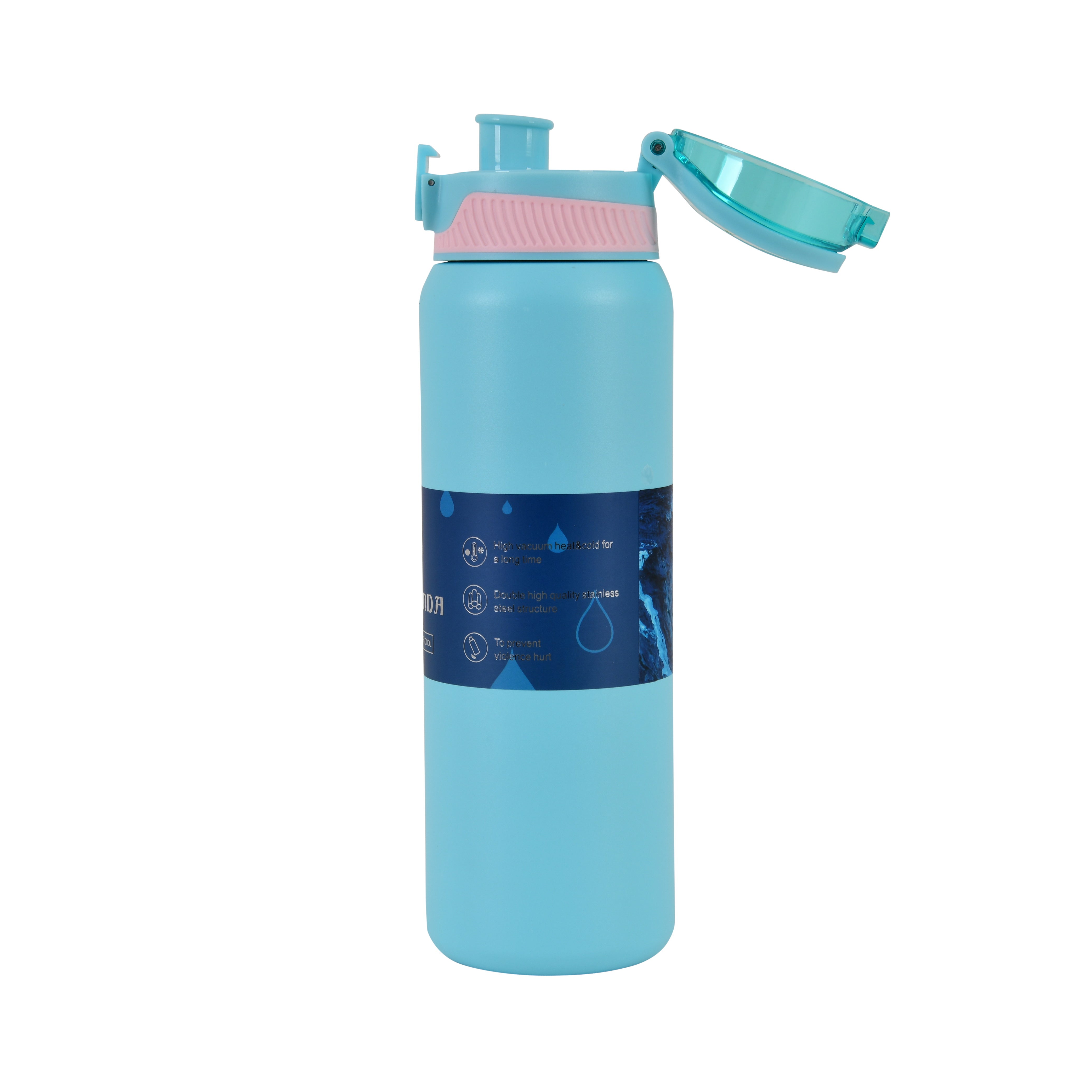 Insulated Sipper Bottle – 1L (Sky Blue)