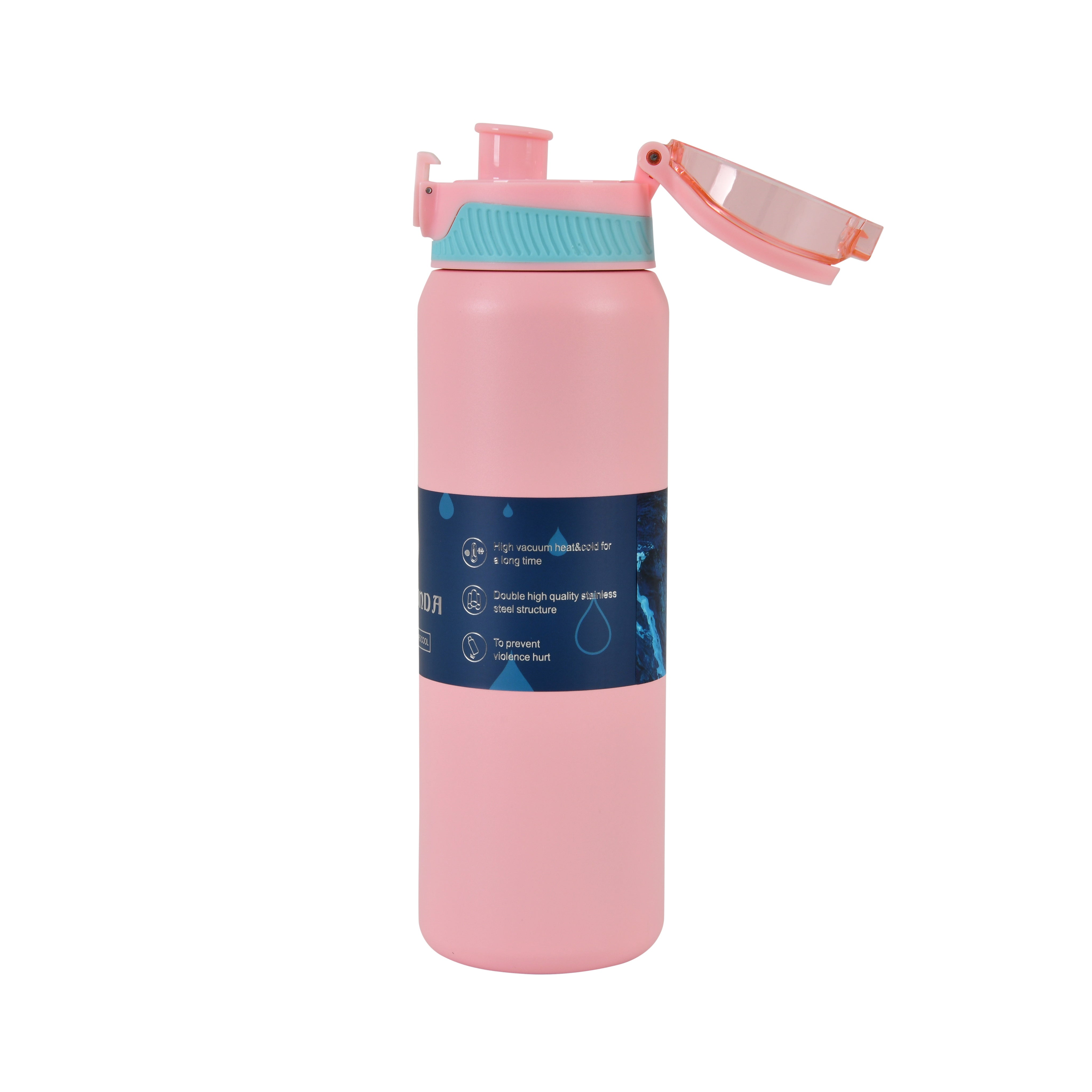 Insulated Sipper Bottle – 1L (Pink)