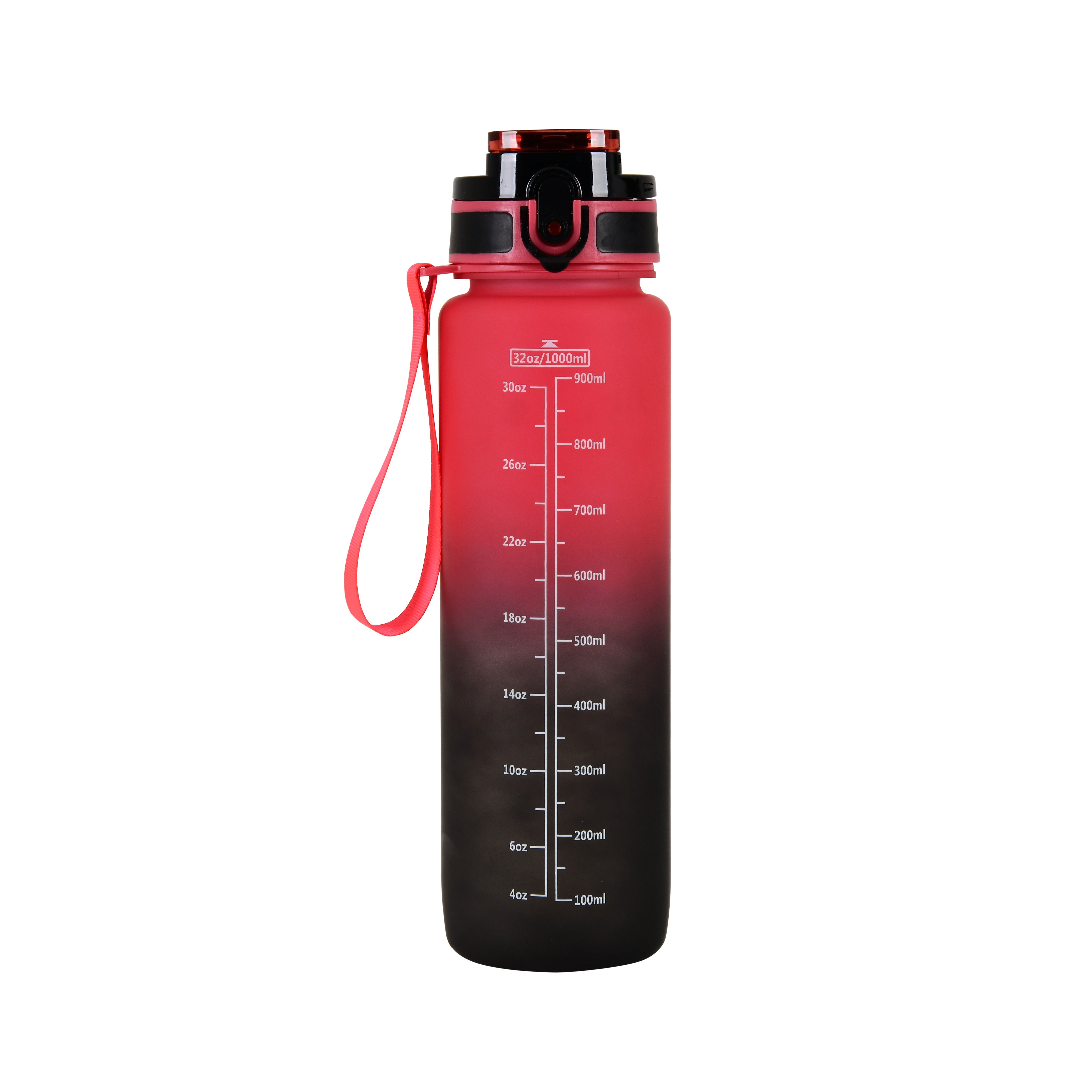 Fitness Water Bottle (Red Black)