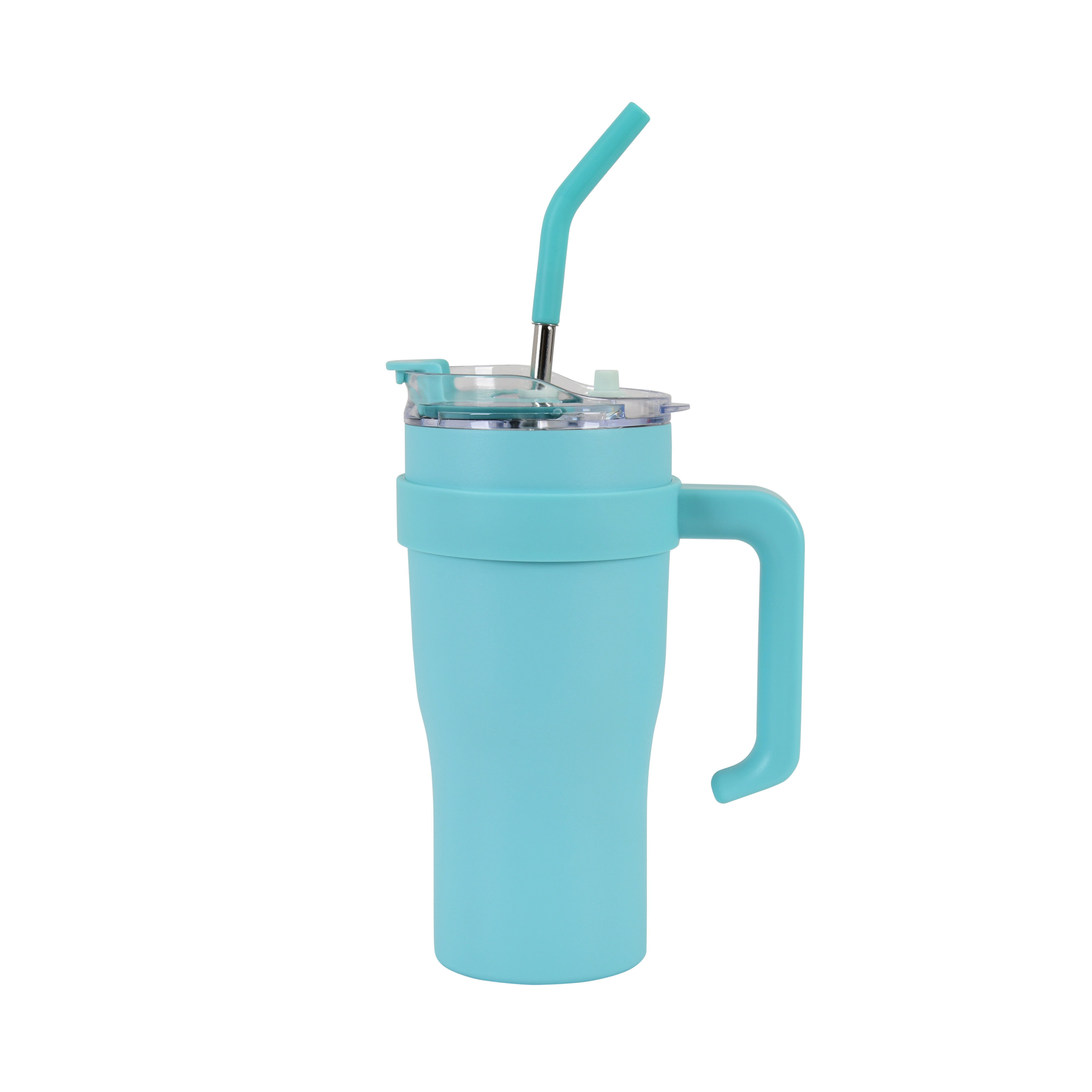 Dual Shades- Stainless Steel Sipper Tumbler (Blue)