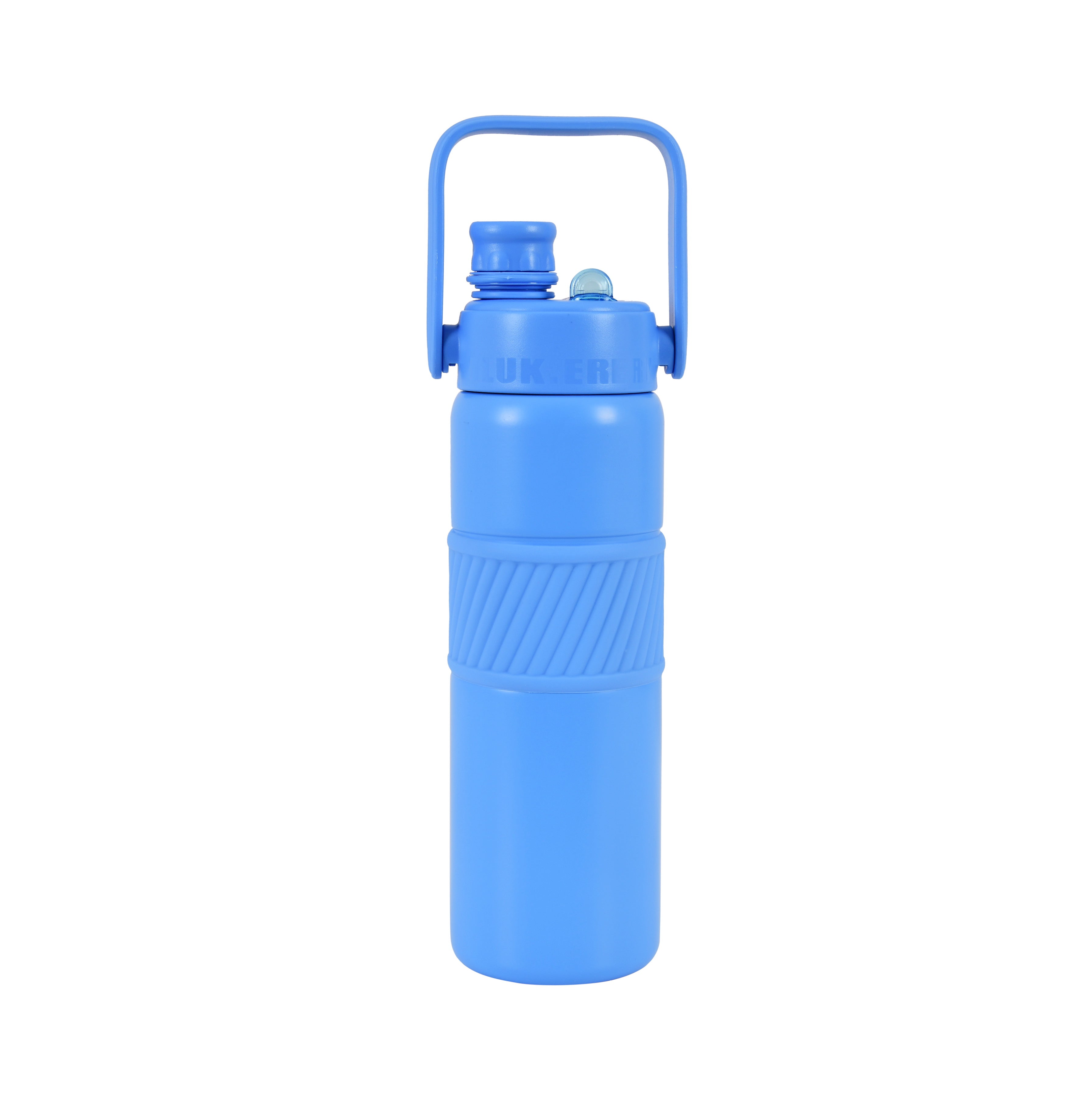 Grip & Go Bottle- Stainless Steel (Blue)