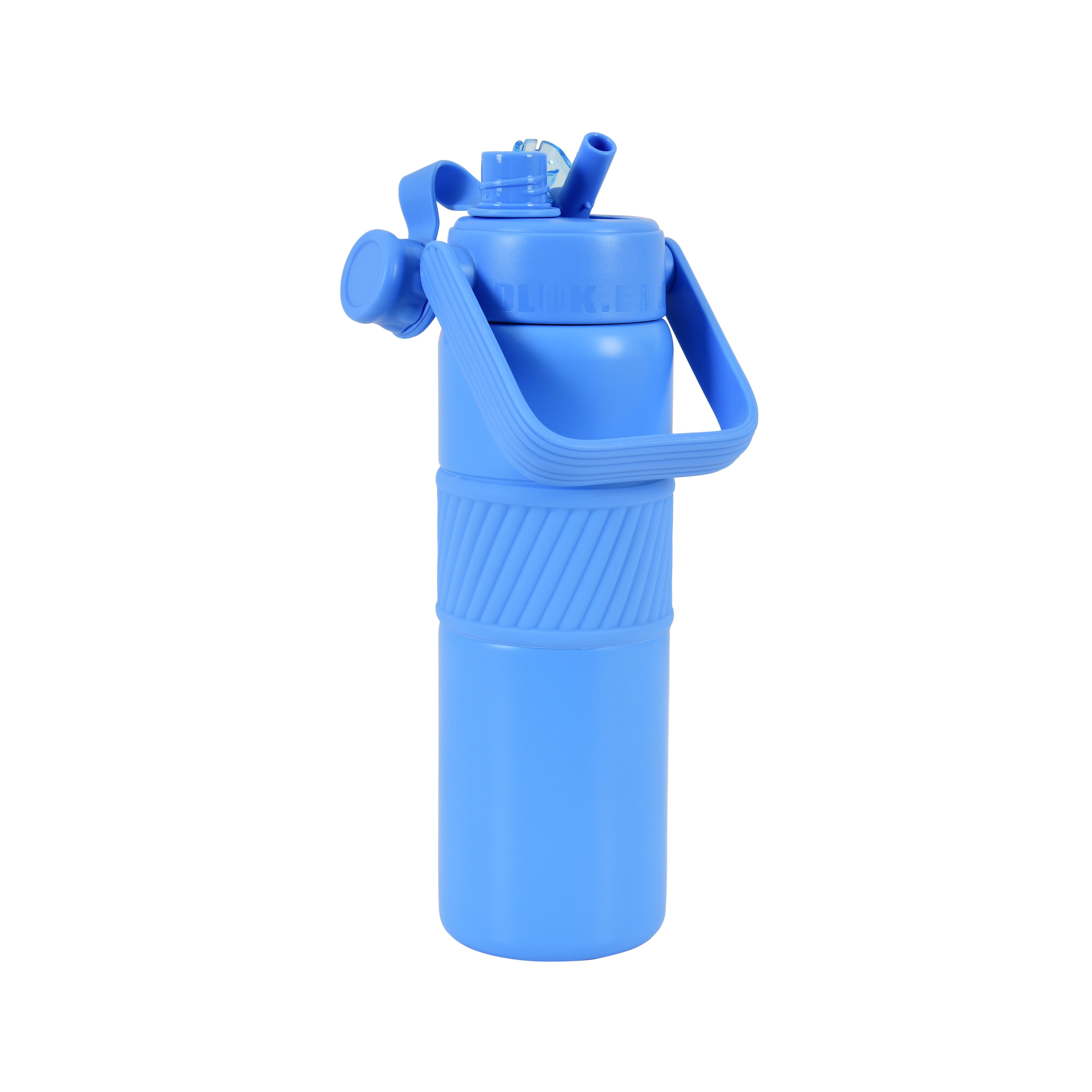 Grip & Go Bottle- Stainless Steel (Blue)