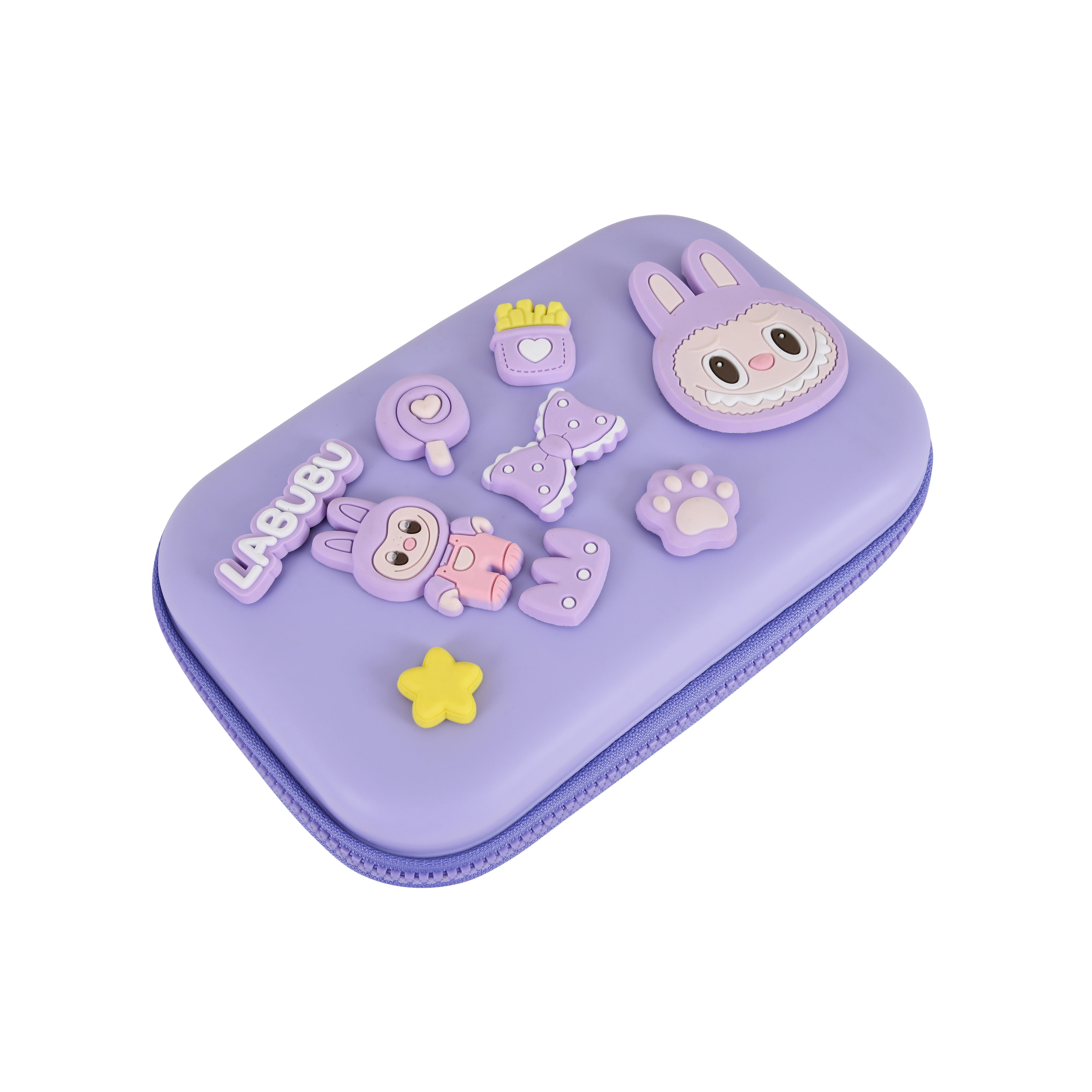 DIY Labubu-Themed Pencil Box-Big Size (Purple)